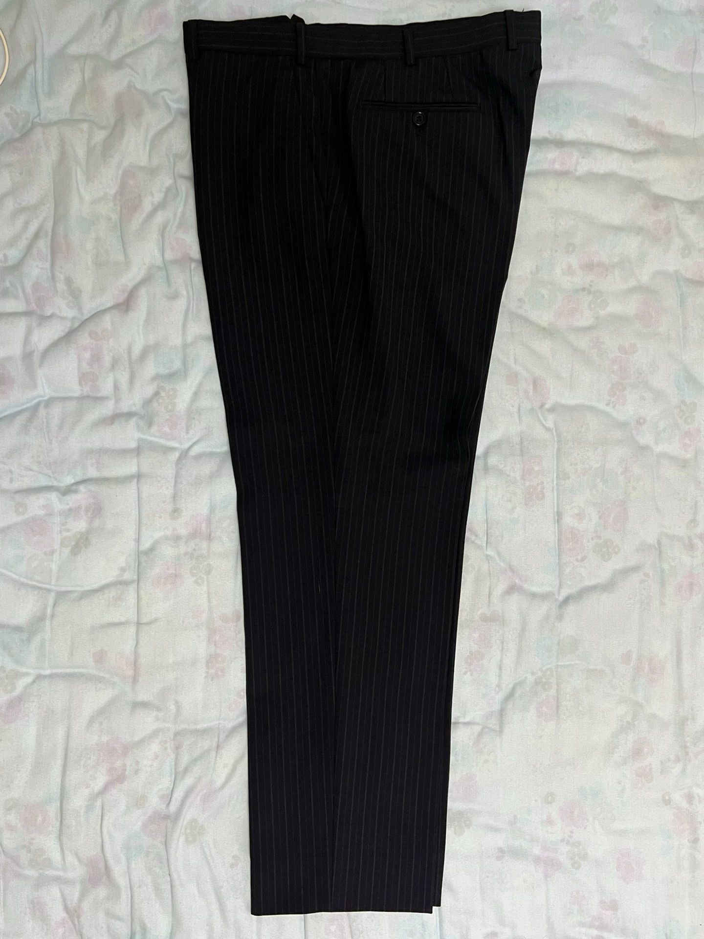 Emporio Armani Emporio Armani Suit Navy Stripe 54 (Men's) Size 54R - 6 Thumbnail