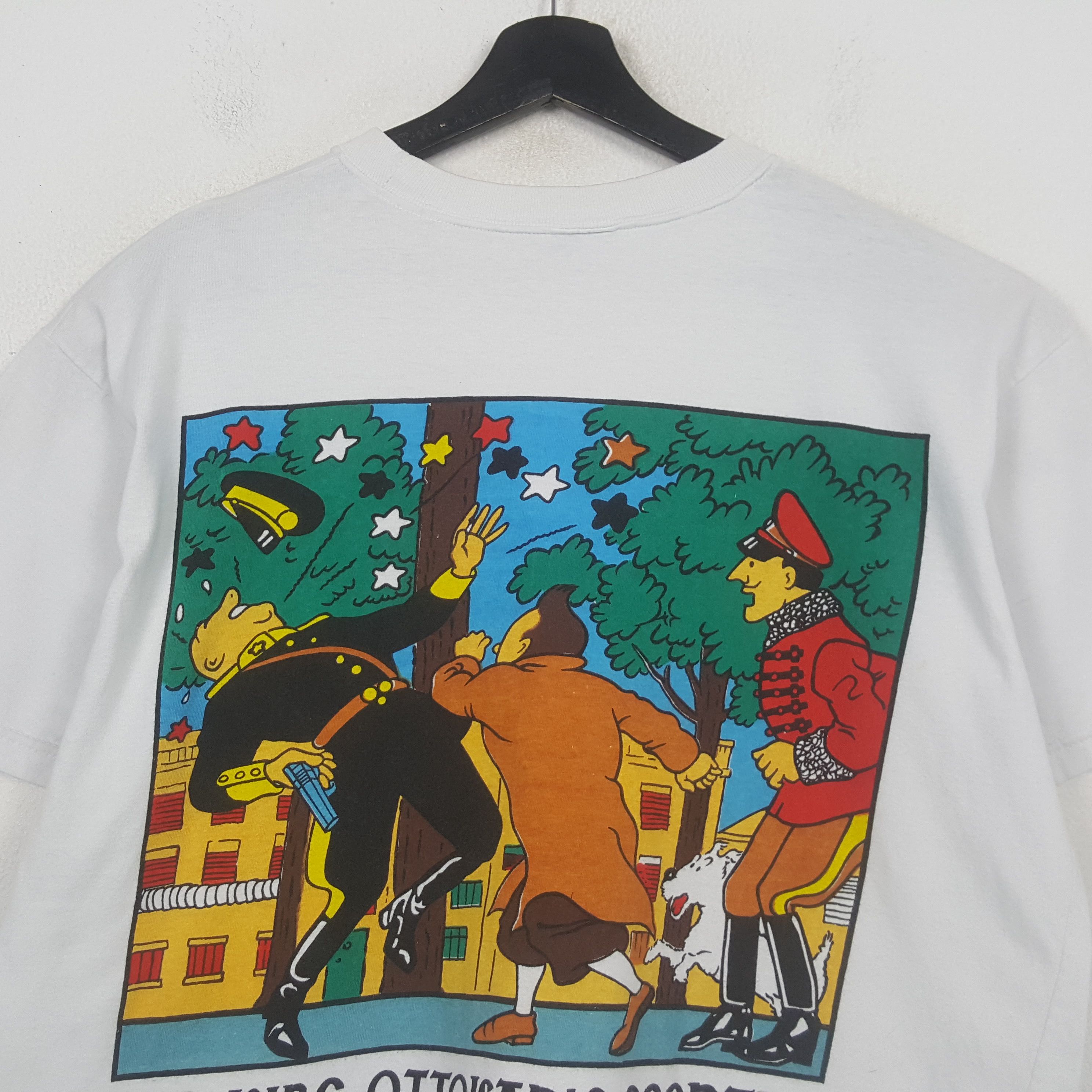 Vintage Adventure Tintin The King Ottkars Sceptre Tshirt C299N6 Size US L / EU 52-54 / 3 - 2 Thumbnail