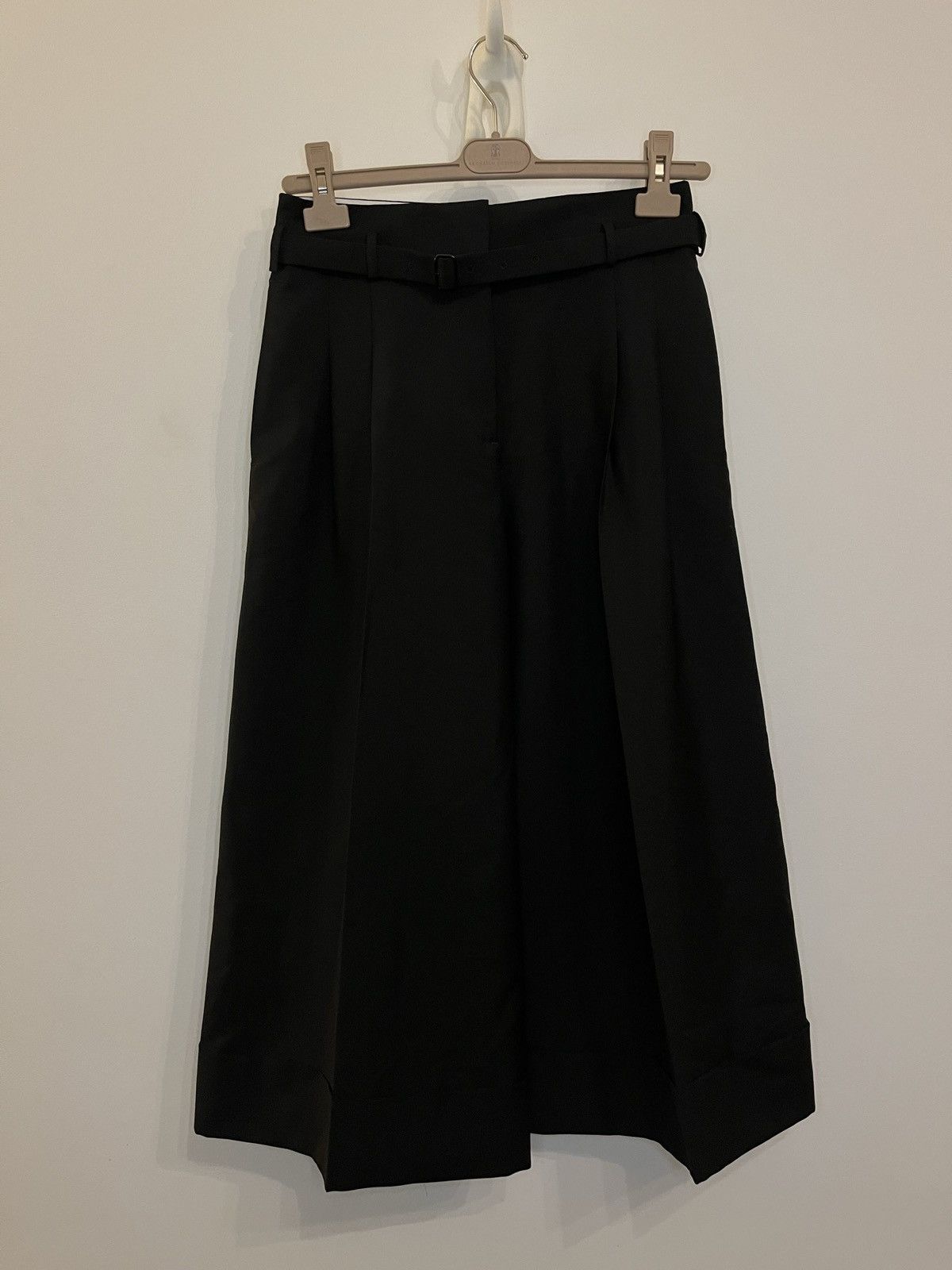image of Acne Studios Habit Lt Moh Puw14 Wide Pants in Black, Women's (Size 26)