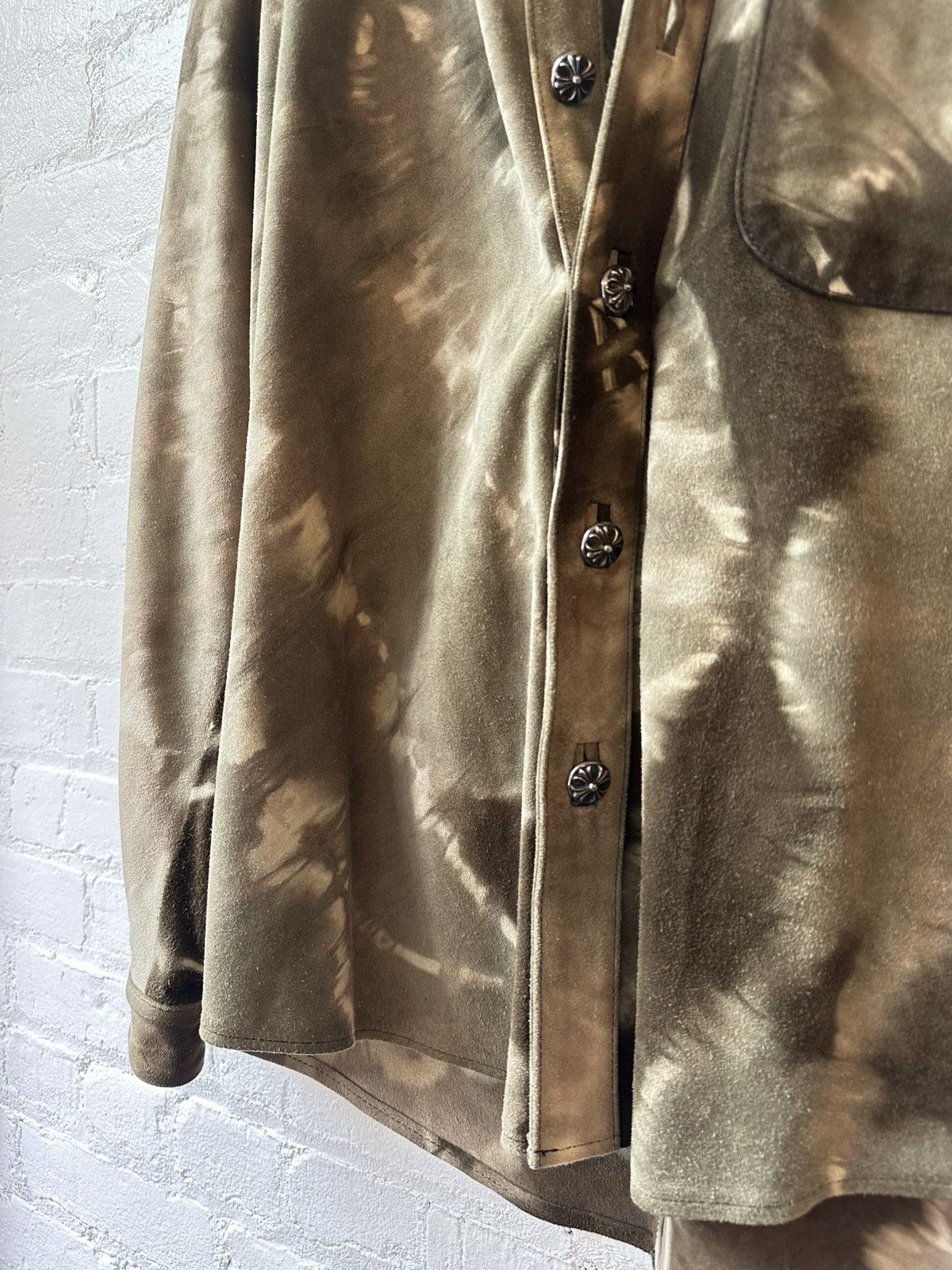 Chrome Hearts CHROME HEARTS TIE DYE SUEDE LEATHER FLUR M-XL Size US M / EU 48-50 / 2 - 2 Thumbnail