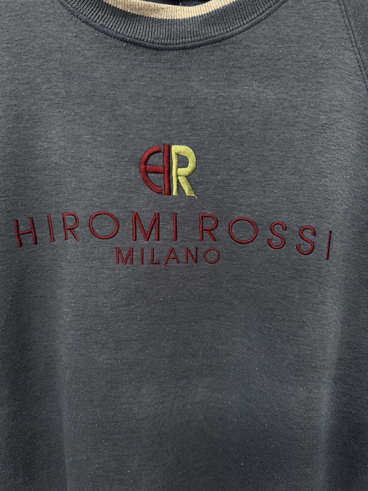 Vintage 🔥EMBROIDED🔥 Hiromi Rossi Milano Sweatshirt - L Size US M / EU 48-50 / 2 - 4 Thumbnail