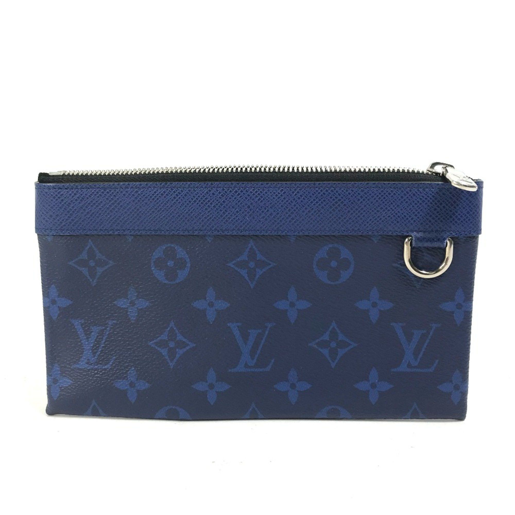 Louis Vuitton Louis Vuitton M30278 Taigalama Clutch bag accessory case pouch Pouch blue Size ONE SIZE - 1 Thumbnail