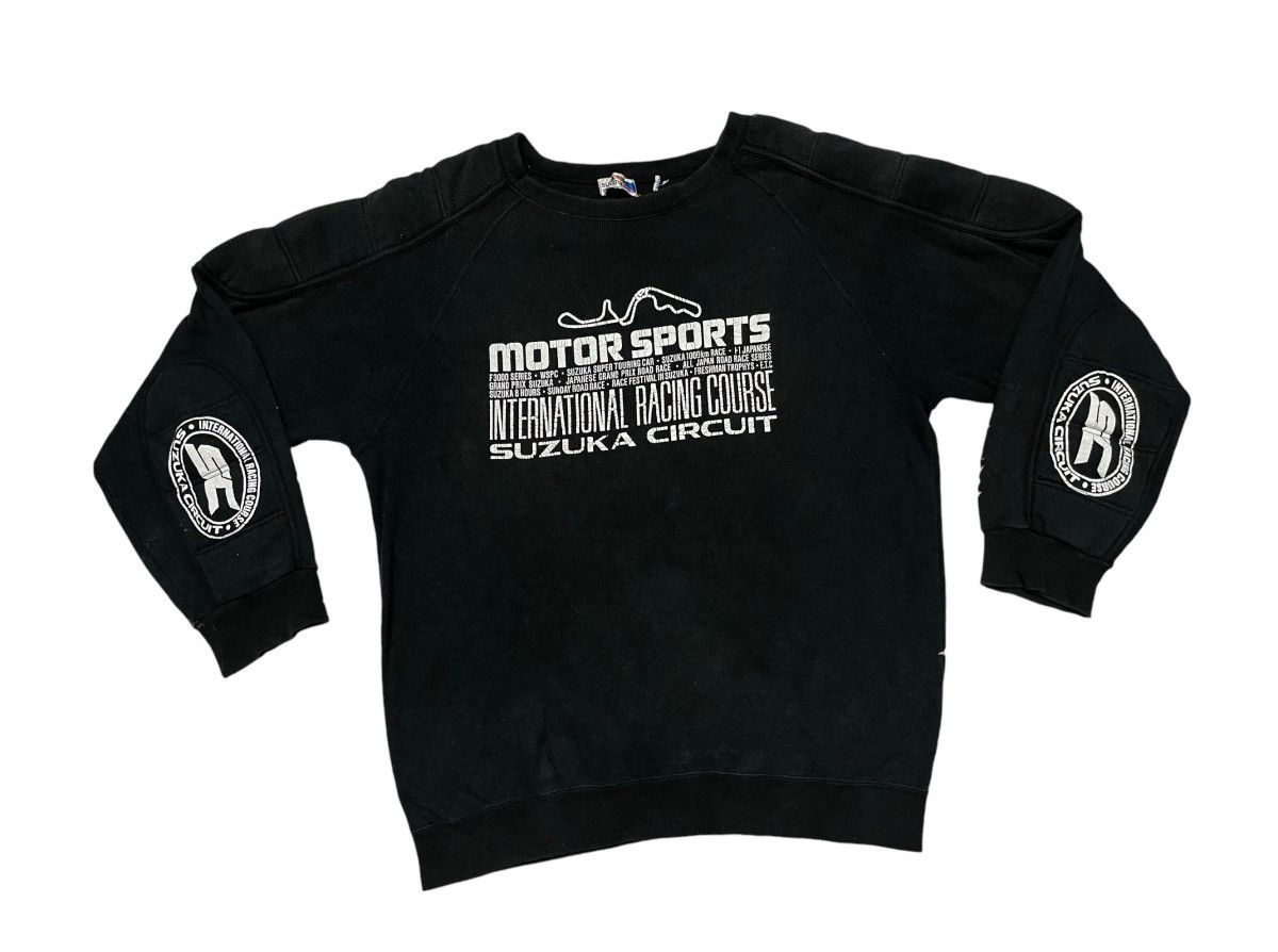 Japanese Brand VINTAGE RACING JAPANESE SUZUKA CIRCUIT PADDLE SWEATSHIRT Size US L / EU 52-54 / 3 - 1 Thumbnail