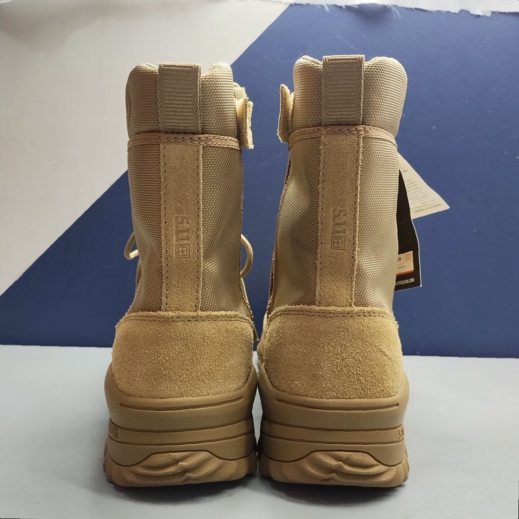 Vintage 5.11 Tactical Speed 3.0 Boots Mens 14 Coyote Brown Lace Up Slip Resistant Mid-Calf Size US 13 / EU 46 - 5 Thumbnail