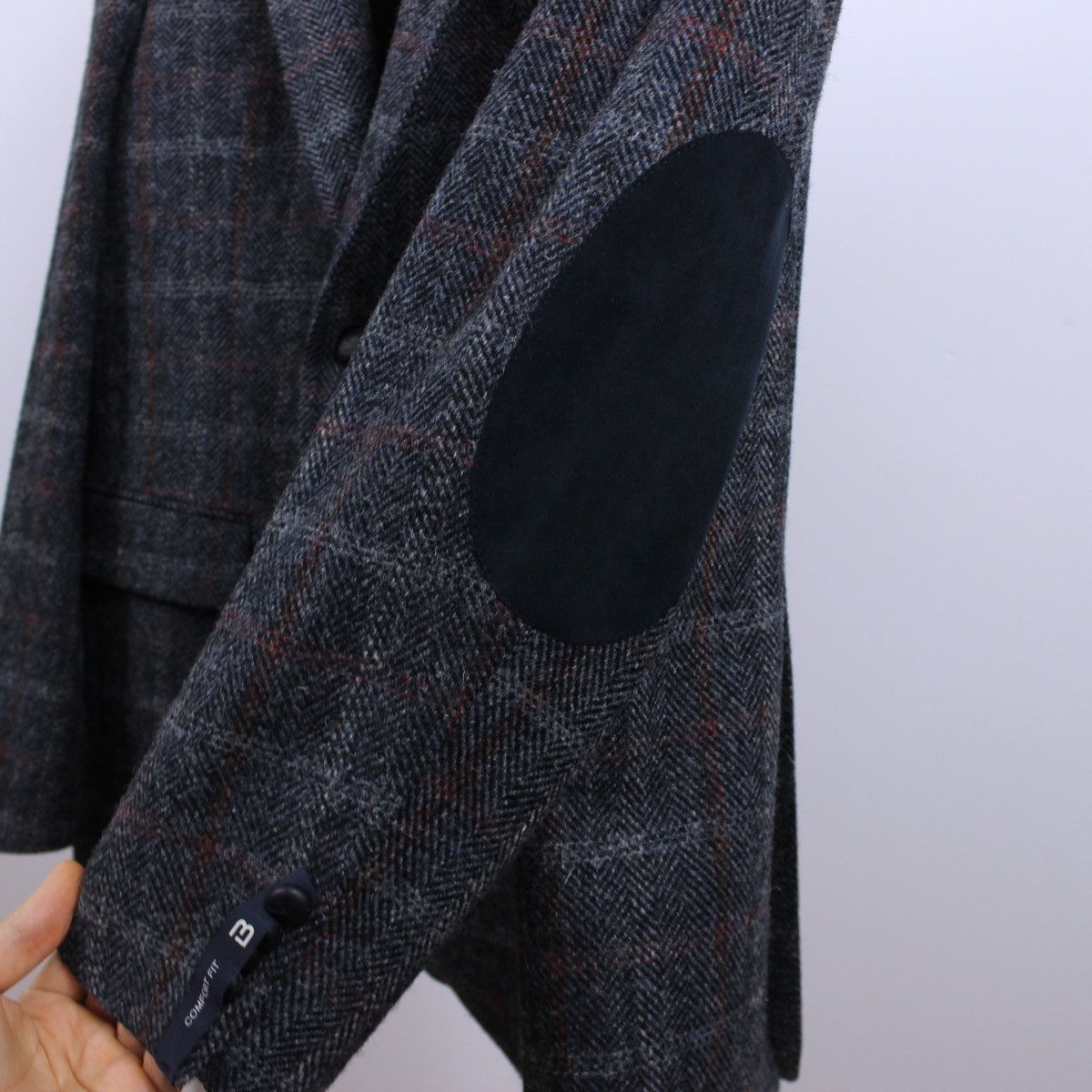 Harris Tweed Harris Tweed x Mario Barutti Wool Blazer Jacket Size 46S - 6 Thumbnail