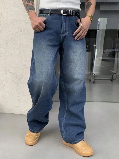 Japanese Brand Kinuka x Riho Baggy Spider DIstressed Jeans Street Size US 32 / EU 48 - 3 Thumbnail