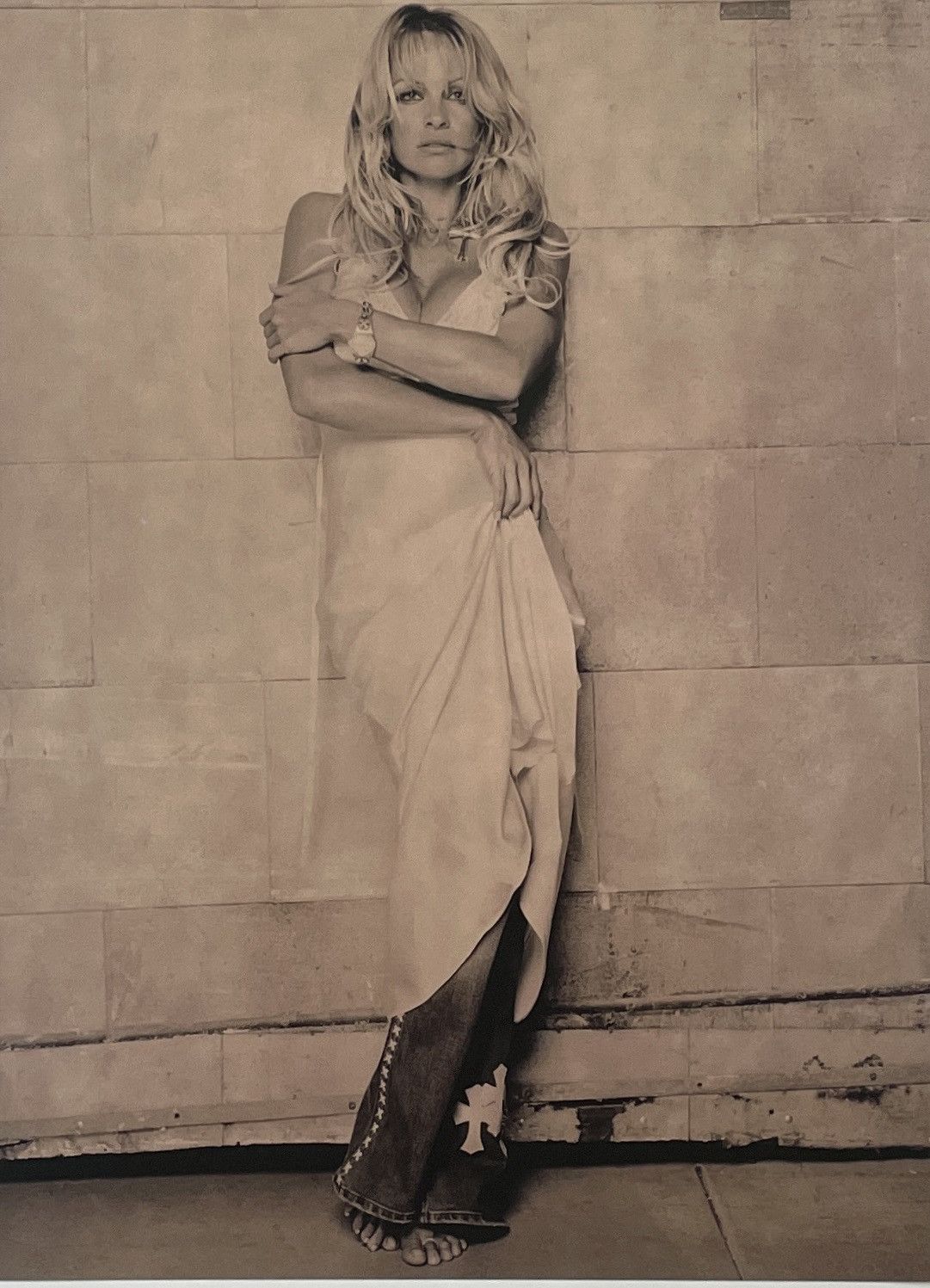 Chrome Hearts × Vintage Chrome Hearts vintage Hot lady photo Poster framed 9x11 Size ONE SIZE - 2 Thumbnail