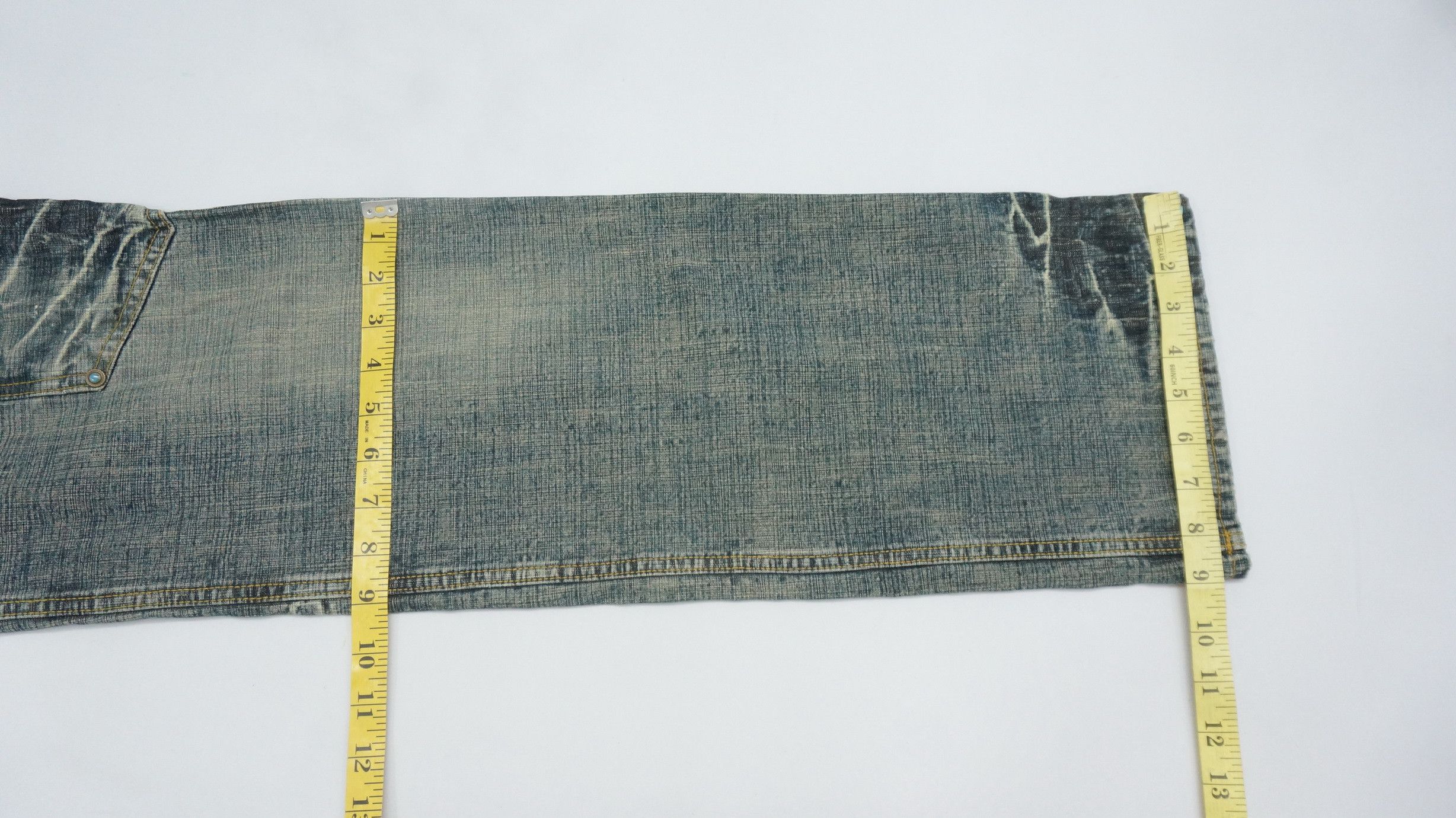 Japanese Brand Japan Wide Leg Multi Pocket Womens Jeans Size 27" / US 4 / IT 40 - 10 Thumbnail