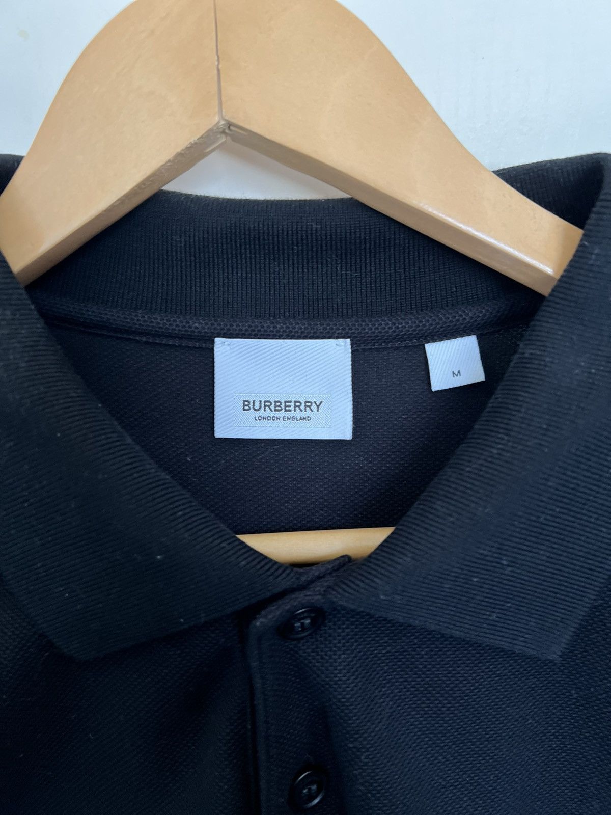 Burberry Burberry Spellout sleeve Polo Size US M / EU 48-50 / 2 - 2 Thumbnail