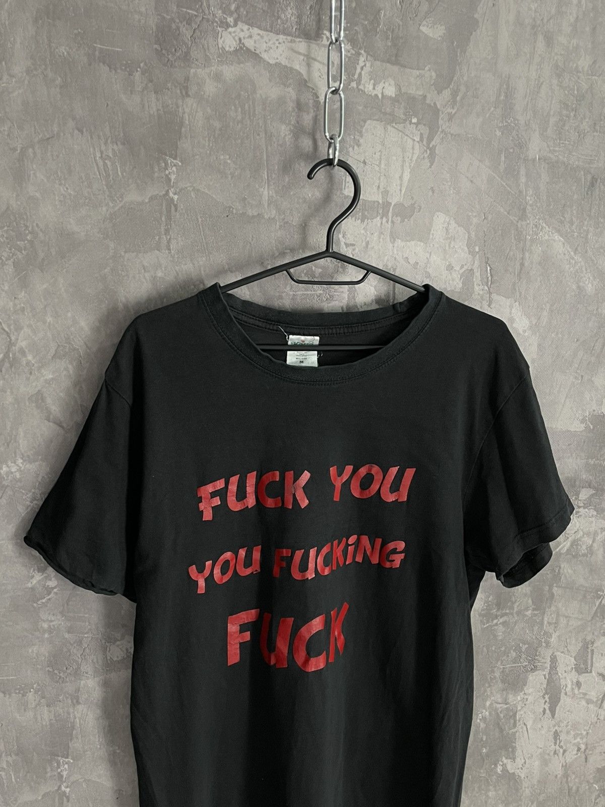 Vintage Vintage "Fuck You You Fucking Fuck" T-shirt Humor Size US M / EU 48-50 / 2 - 7 Thumbnail