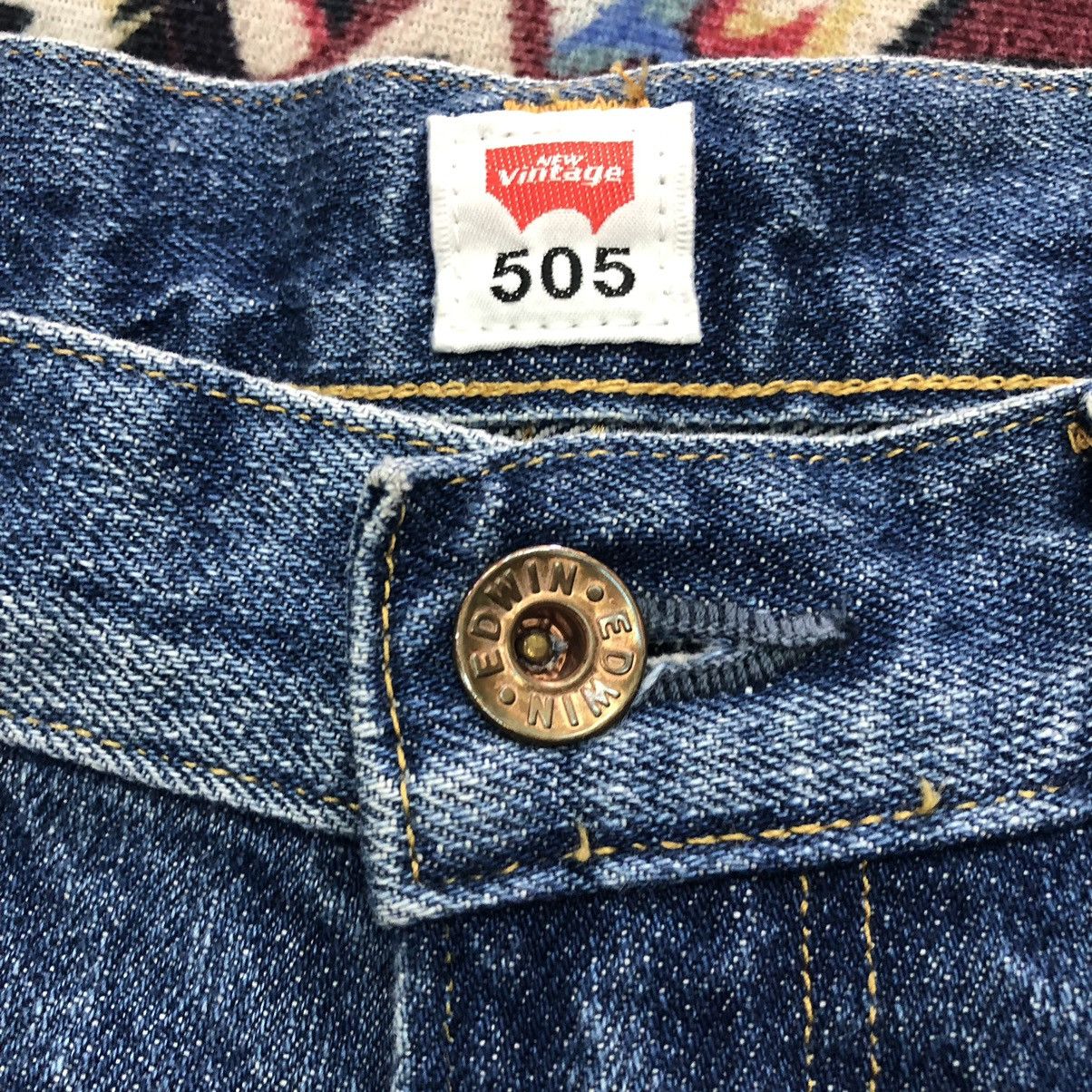 Edwin Edwin 505 Ragged Selvedge Regular Denim Jeans Size US 30 / EU 46 - 8 Thumbnail