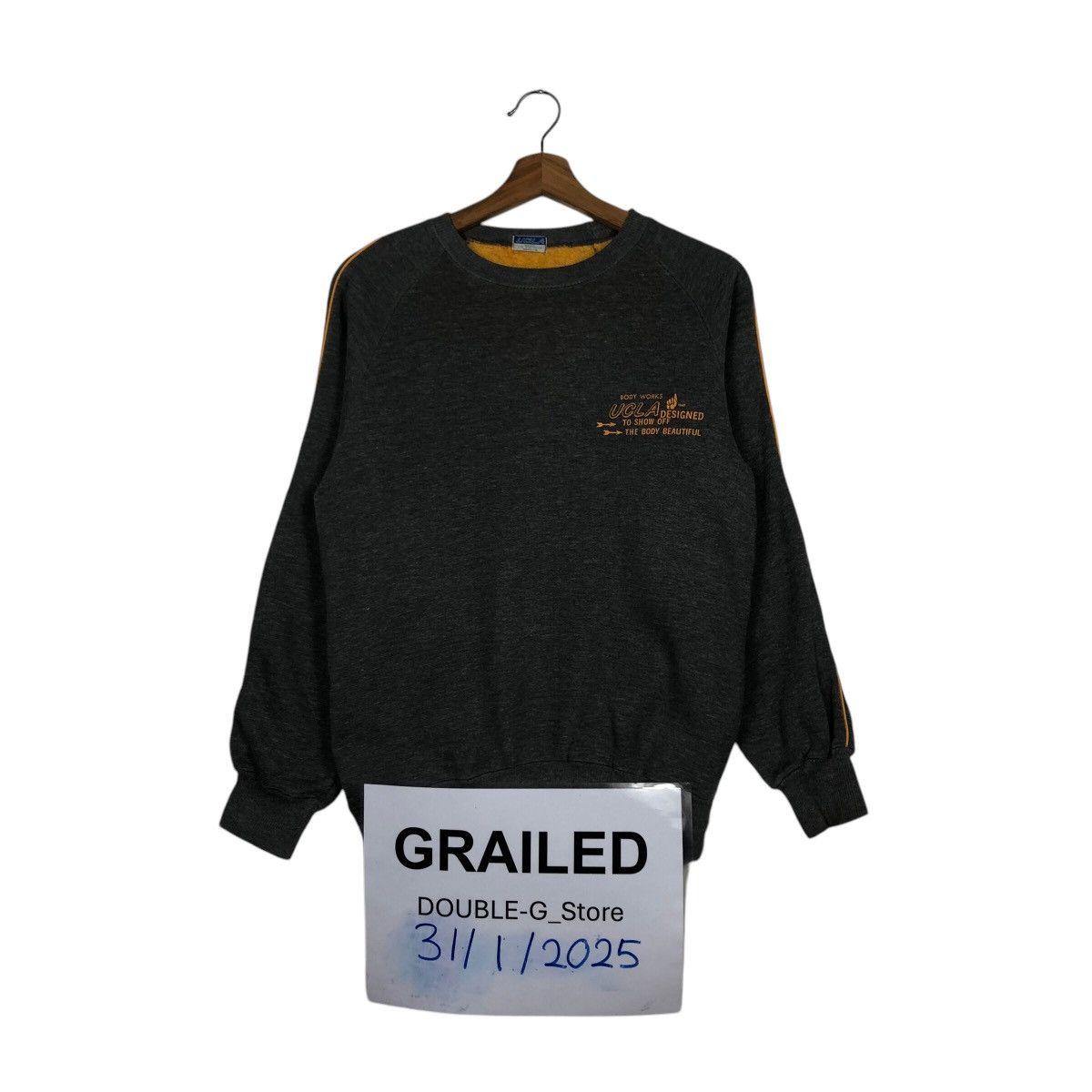 Japanese Brand 📌Vintage Sweatshirt UCLA Big Logo Design Size US S / EU 44-46 / 1 - 1 Thumbnail