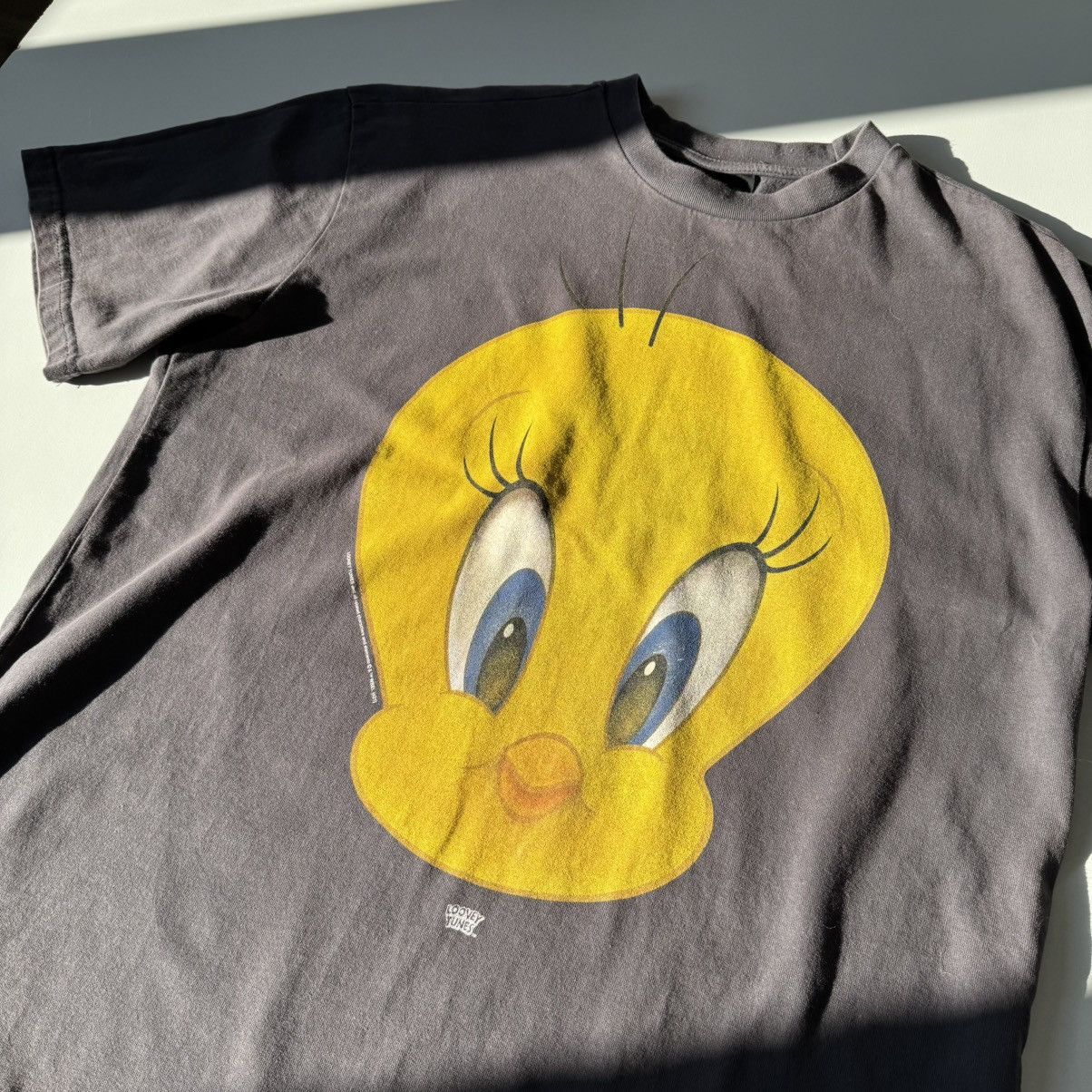 LFDY × Represent Clo. Live Fast Die Young Looney Tunes Tweety Baggy Washed T-shirt Size US M / EU 48-50 / 2 - 4 Thumbnail