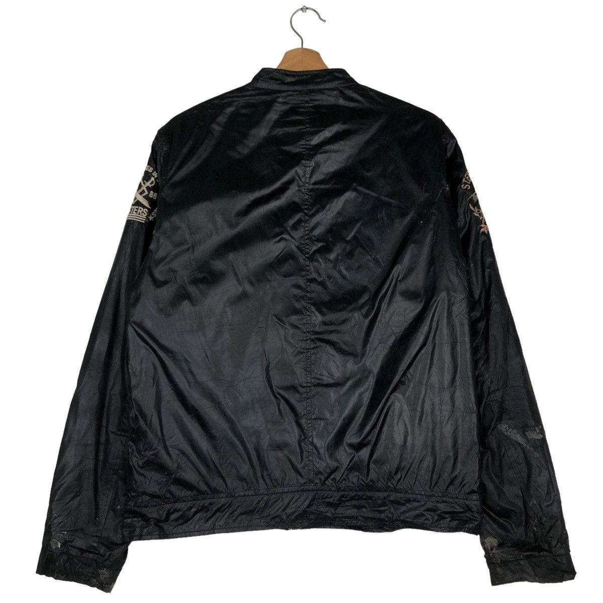 Japanese Brand VINTAGE BIKER JACKET PUNK DESIGN PARACHUTE REALMASTER STEEL Size US M / EU 48-50 / 2 - 8 Thumbnail