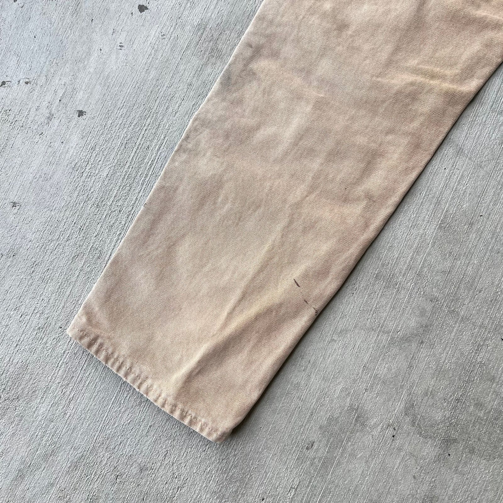 Carhartt × Vintage Carhartt faded brown double knee work wear carpenter pants Size US 29 - 8 Thumbnail