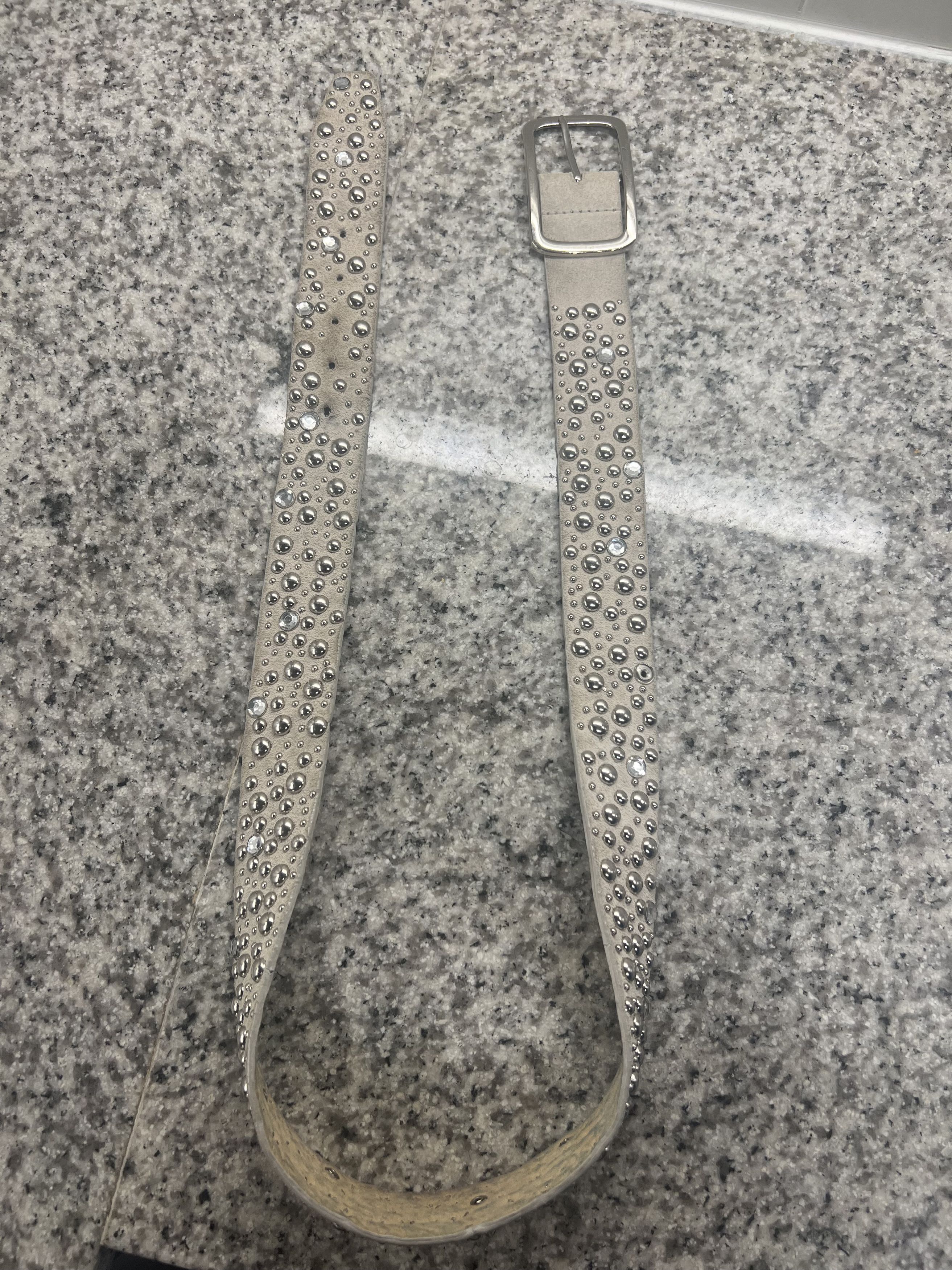 B.B. Simon Studded belt (BB simons) look alike Size 38 - 2 Thumbnail