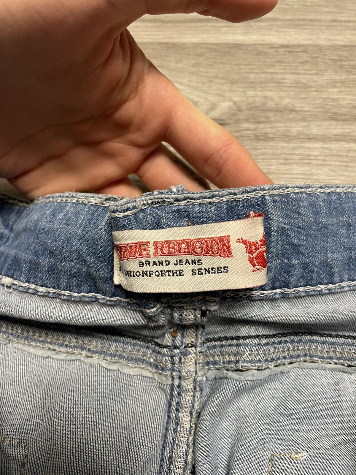 True Religion Vintage True Religion Blue Skinny Fit Jeans Y2K Size US 31 - 12 Thumbnail