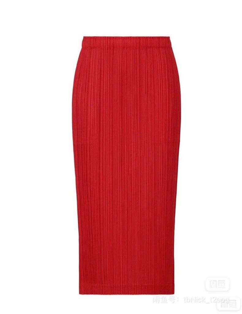 Issey Miyake Issey Miyake size:3 Red skirt Size 42" / US 20 - 1 Thumbnail