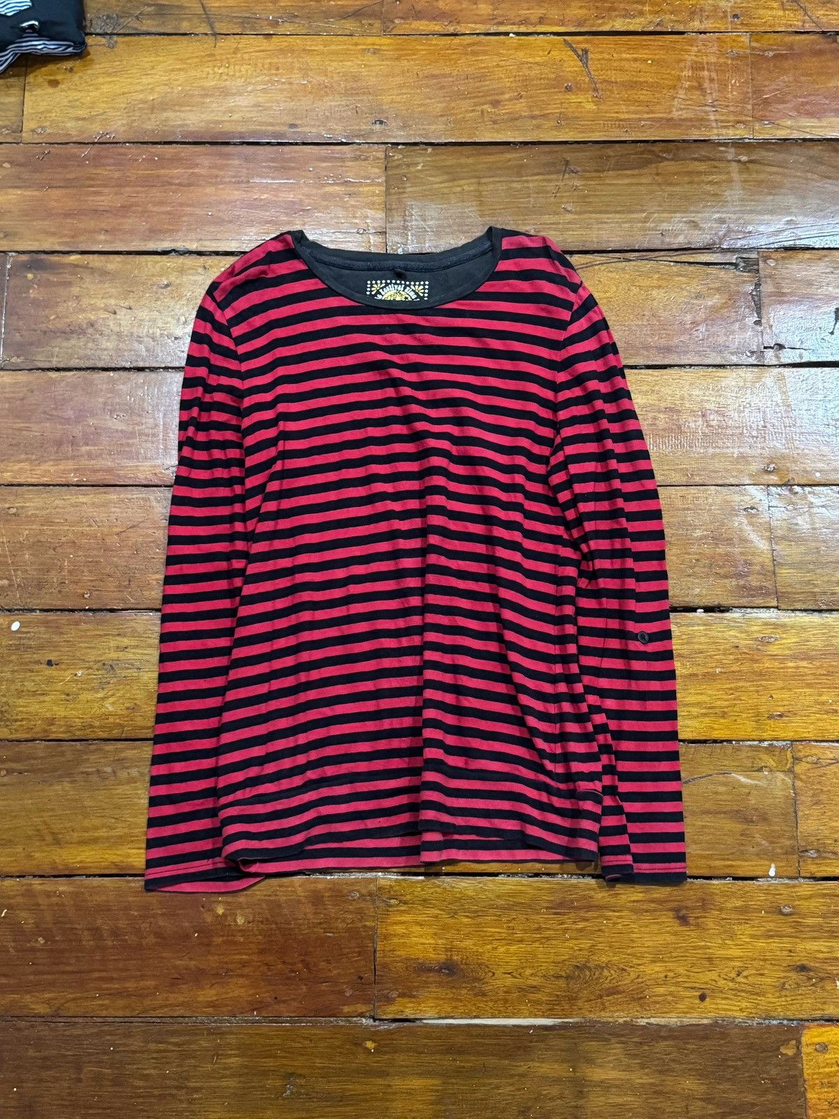 Hysteric Glamour Long Sleeve Stripe Japanese Voir Jeans Style Lgb ifsix Size US M / EU 48-50 / 2 - 1 Thumbnail