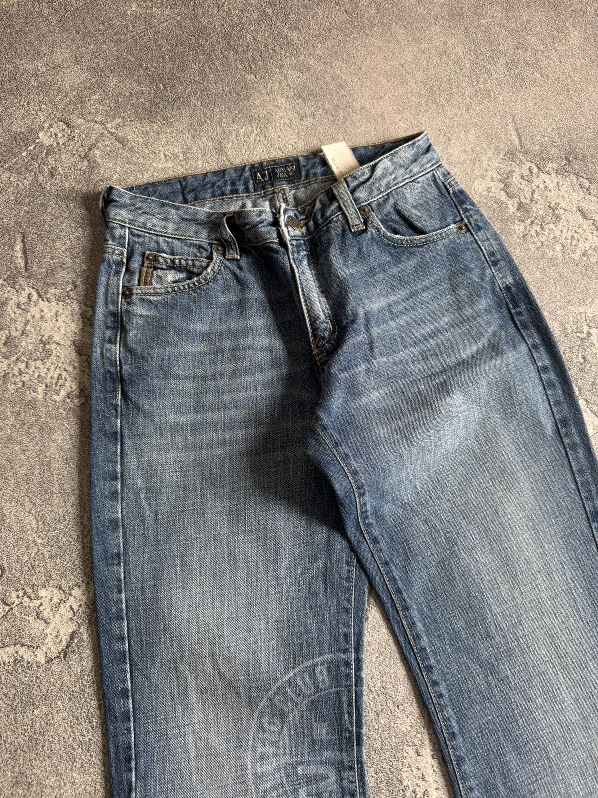 Armani Armani Jeans 26size wmns denim flared pants jeans trousers Size 26" / US 2 / IT 38 - 10 Thumbnail
