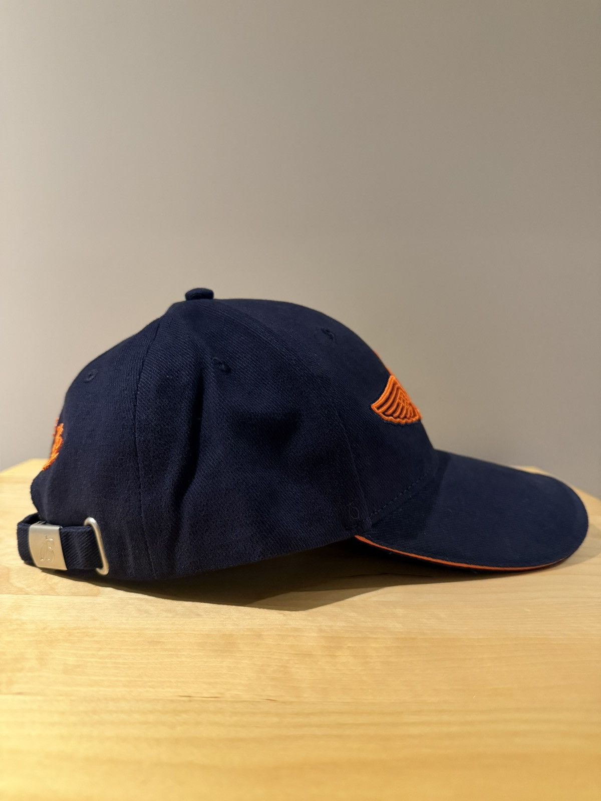 Breitling BREITLING navy and orange embroidered cap Size ONE SIZE - 6 Thumbnail