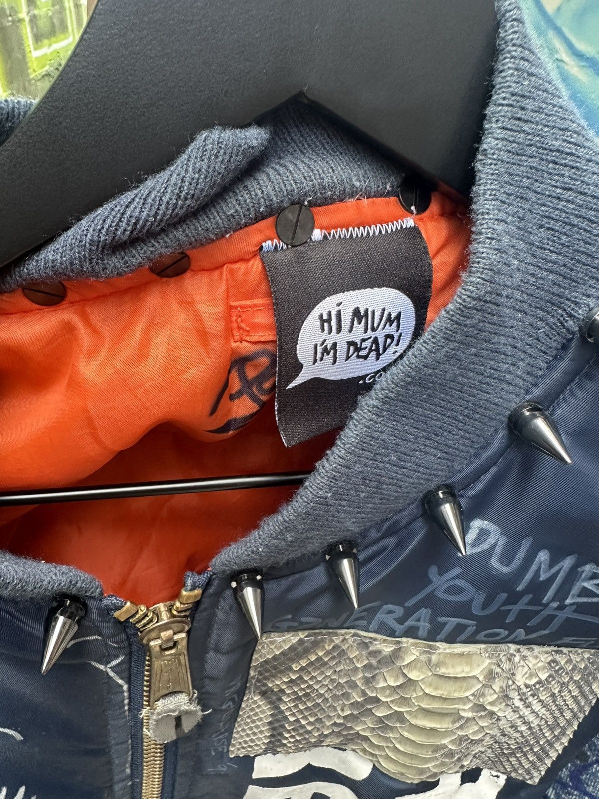 Other Himumimdead Spiked Bomber Jacket Size US M / EU 48-50 / 2 - 5 Thumbnail