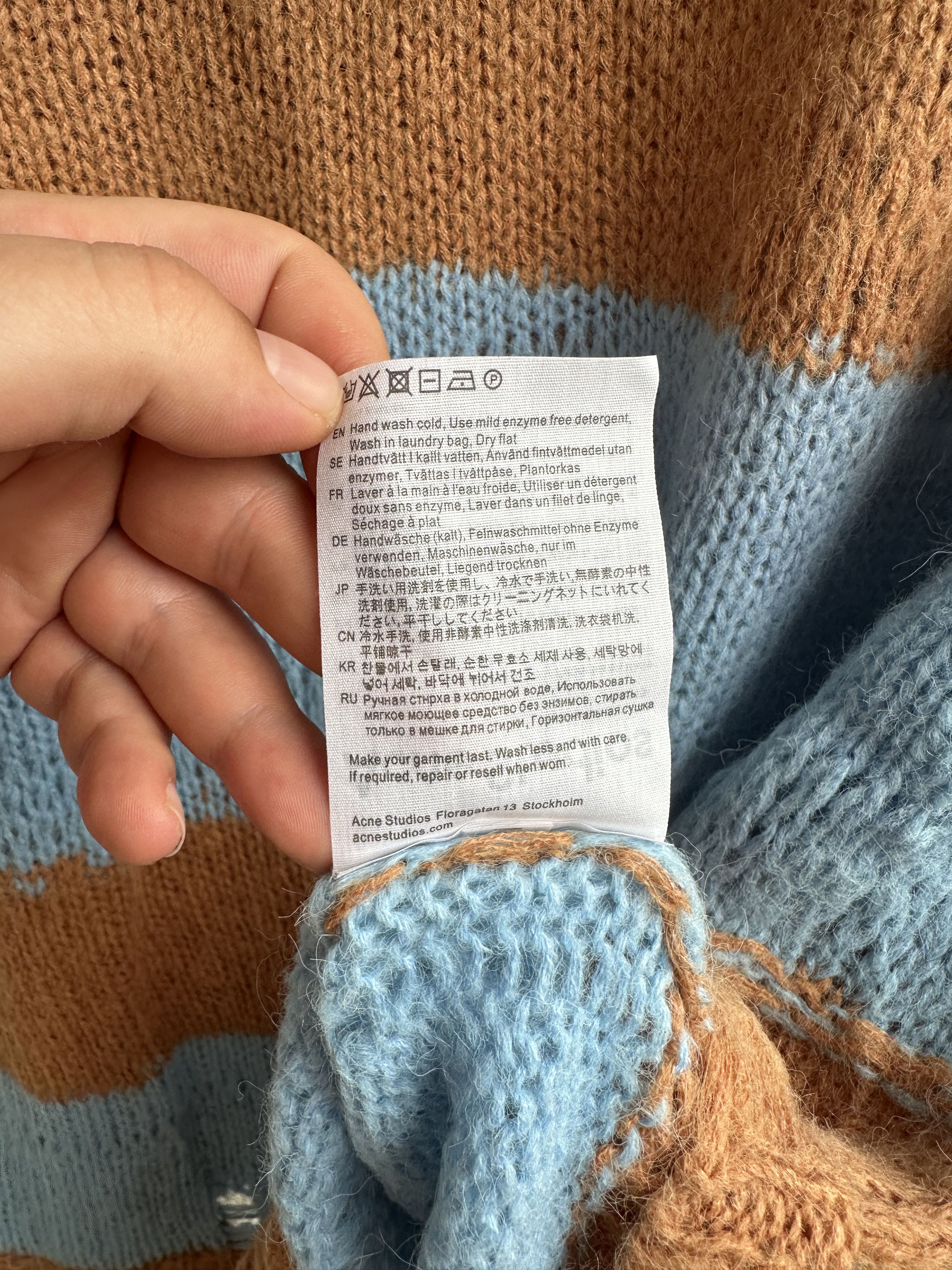 Acne Studios oversized 'Cobain' mohair blend sweater Size US S / EU 44-46 / 1 - 7 Thumbnail