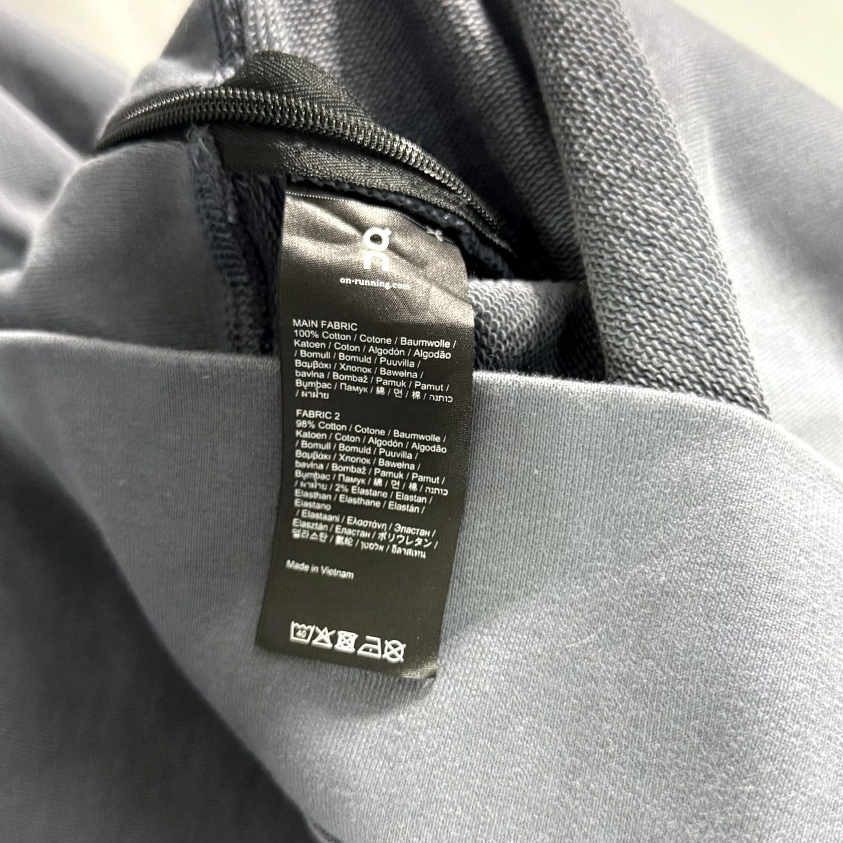 Vintage On Cloud Sweatshirt Womens Small Gray Crew Neck Raglan Sleeve Pullover Knit 100% Cotton Logo Size S / US 4 / IT 40 - 4 Thumbnail