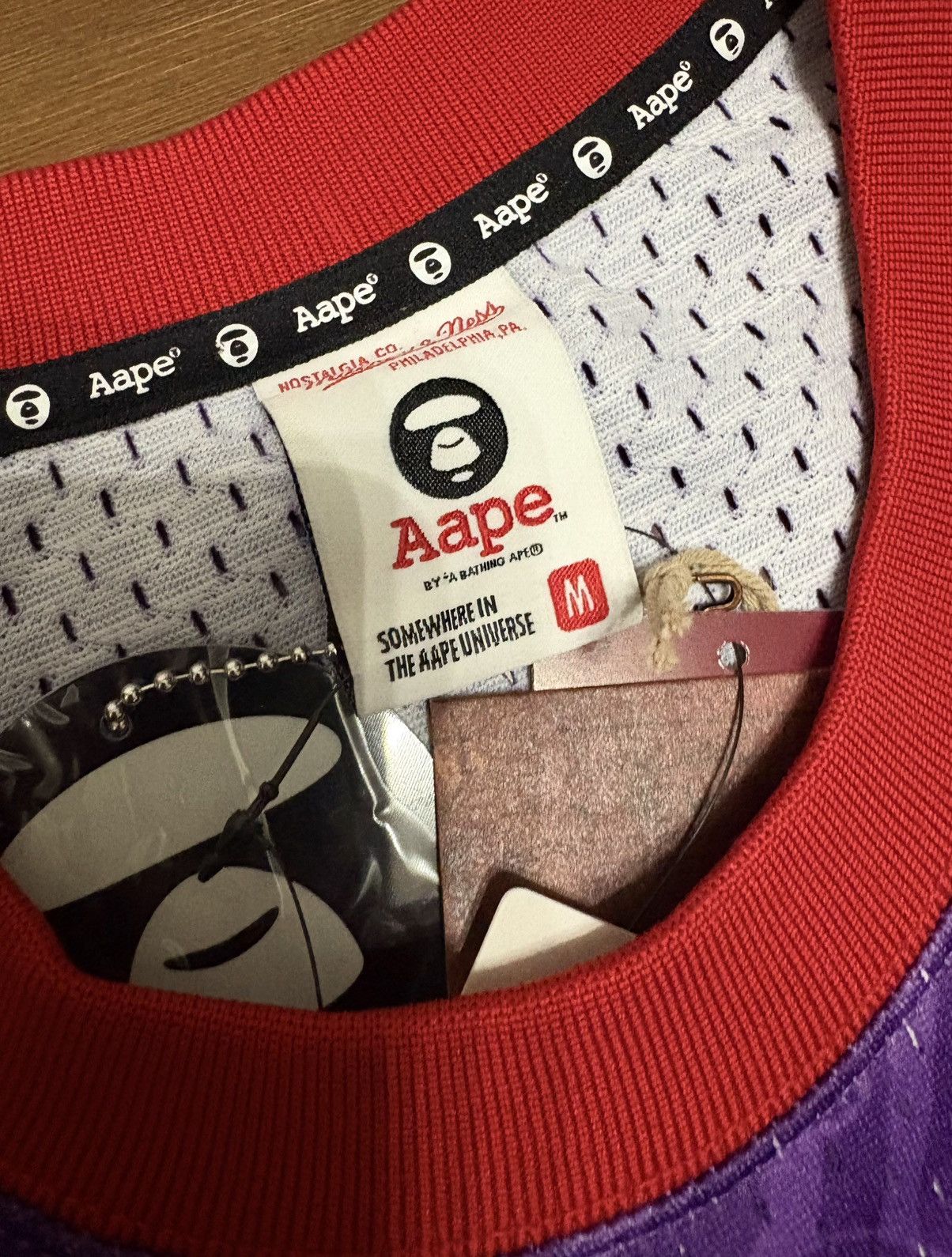 Bape × Mitchell & Ness × NBA Aape Toronto Raptors NBA Jersey Size US M / EU 48-50 / 2 - 6 Thumbnail