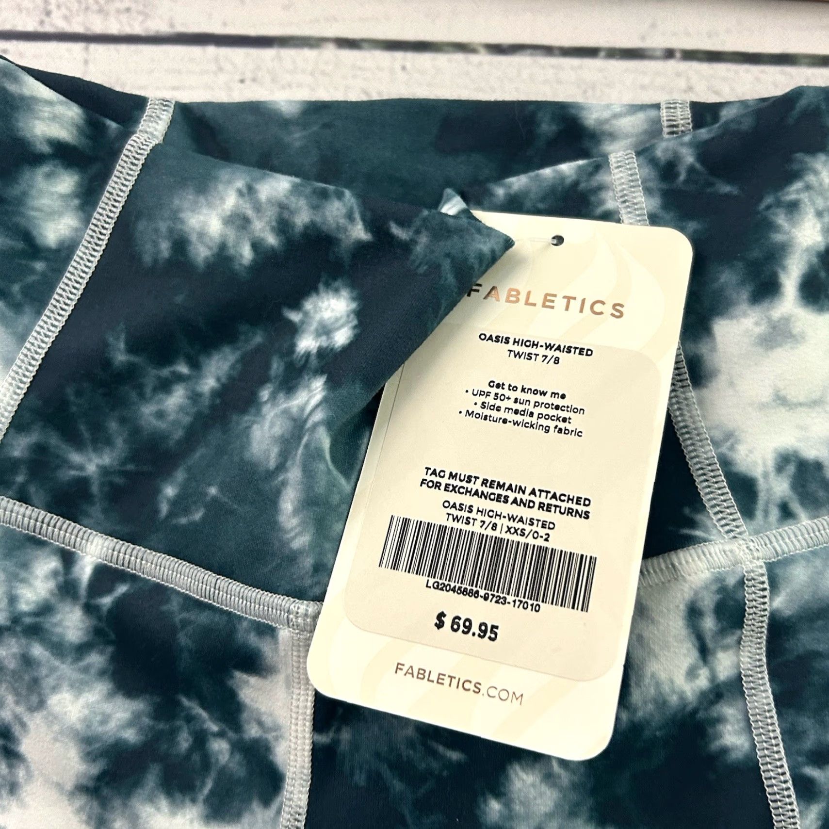 Fabletics Fabletics Oasis High Waisted Twist Leggings Women's XXS Gray White Nike? Size 24" / US 00 / IT 34 - 4 Thumbnail