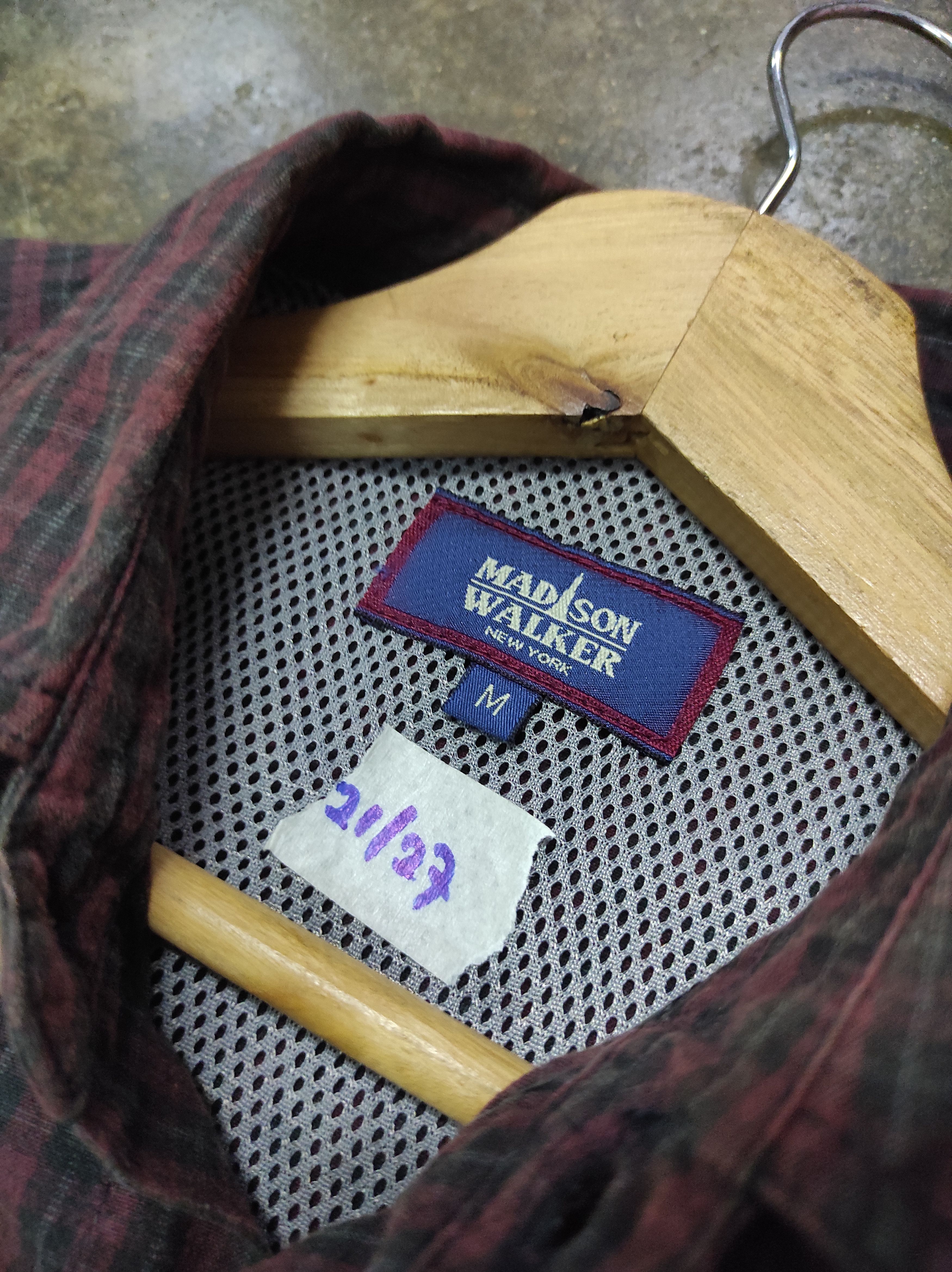 Madison MADISON WALKER NEW YORK MULTIPOCKET PLAID SHIRT LONGSLEEVE Size US M / EU 48-50 / 2 - 6 Thumbnail