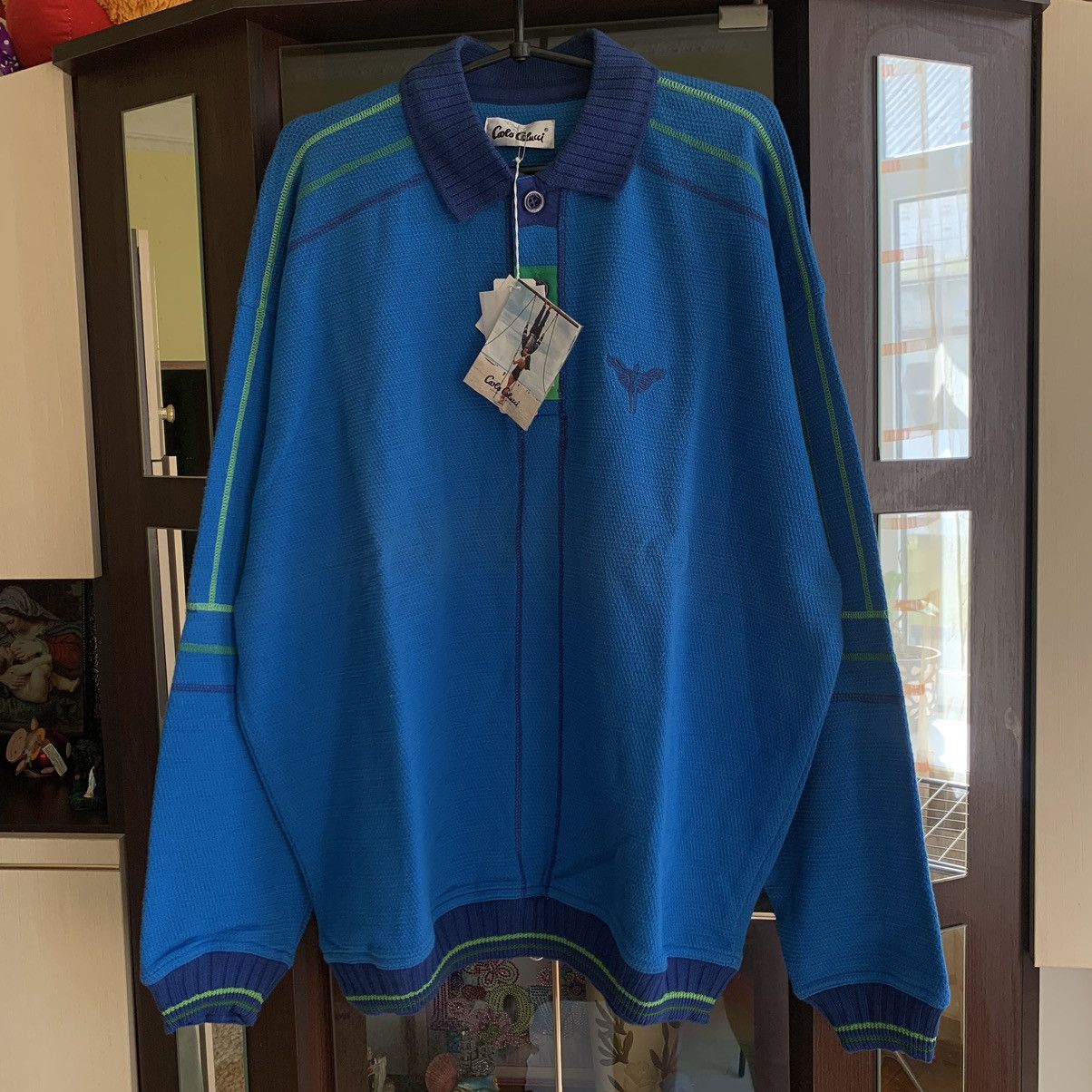 Carlo Colucci NEW Carlo Colucci Sweater Old Money Style Size US XXL / EU 58 / 5 - 1 Thumbnail