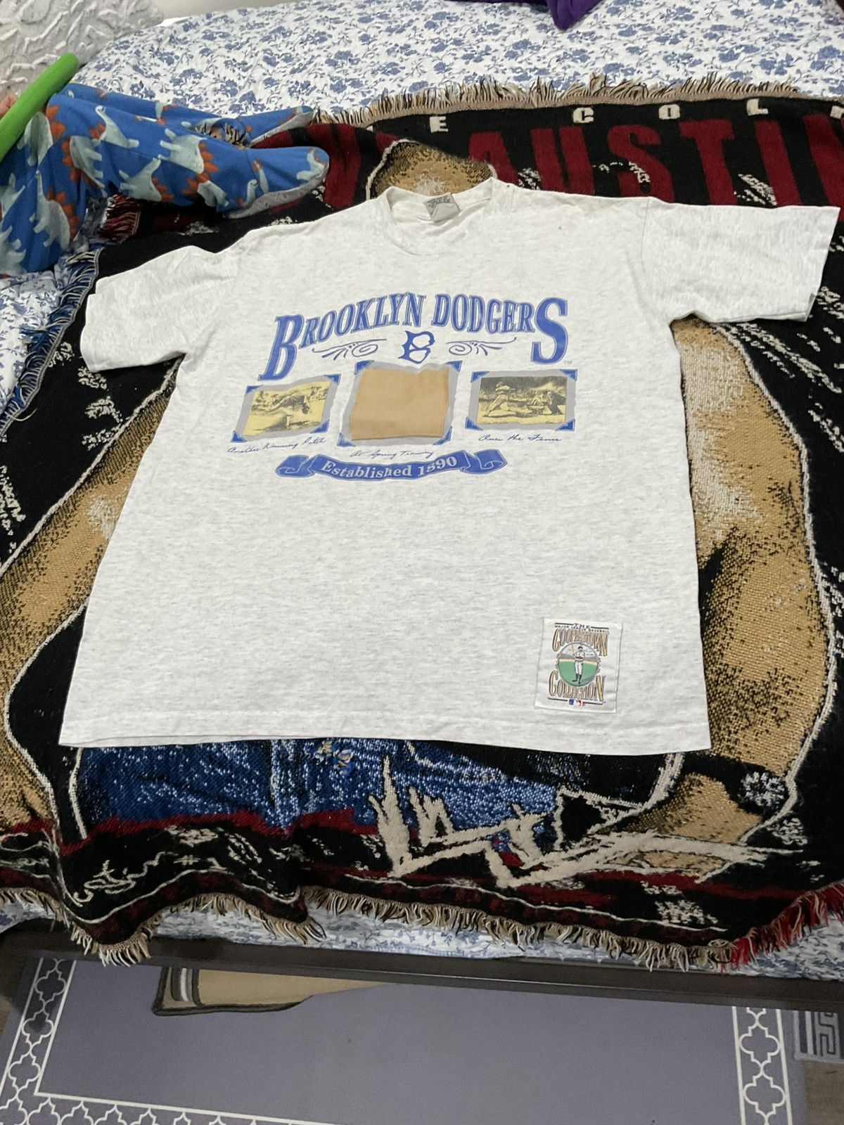 Nutmeg Vintage mlb Brooklyn dodgers xl nutmeg shirt Size US XL / EU 56 / 4 - 1 Thumbnail