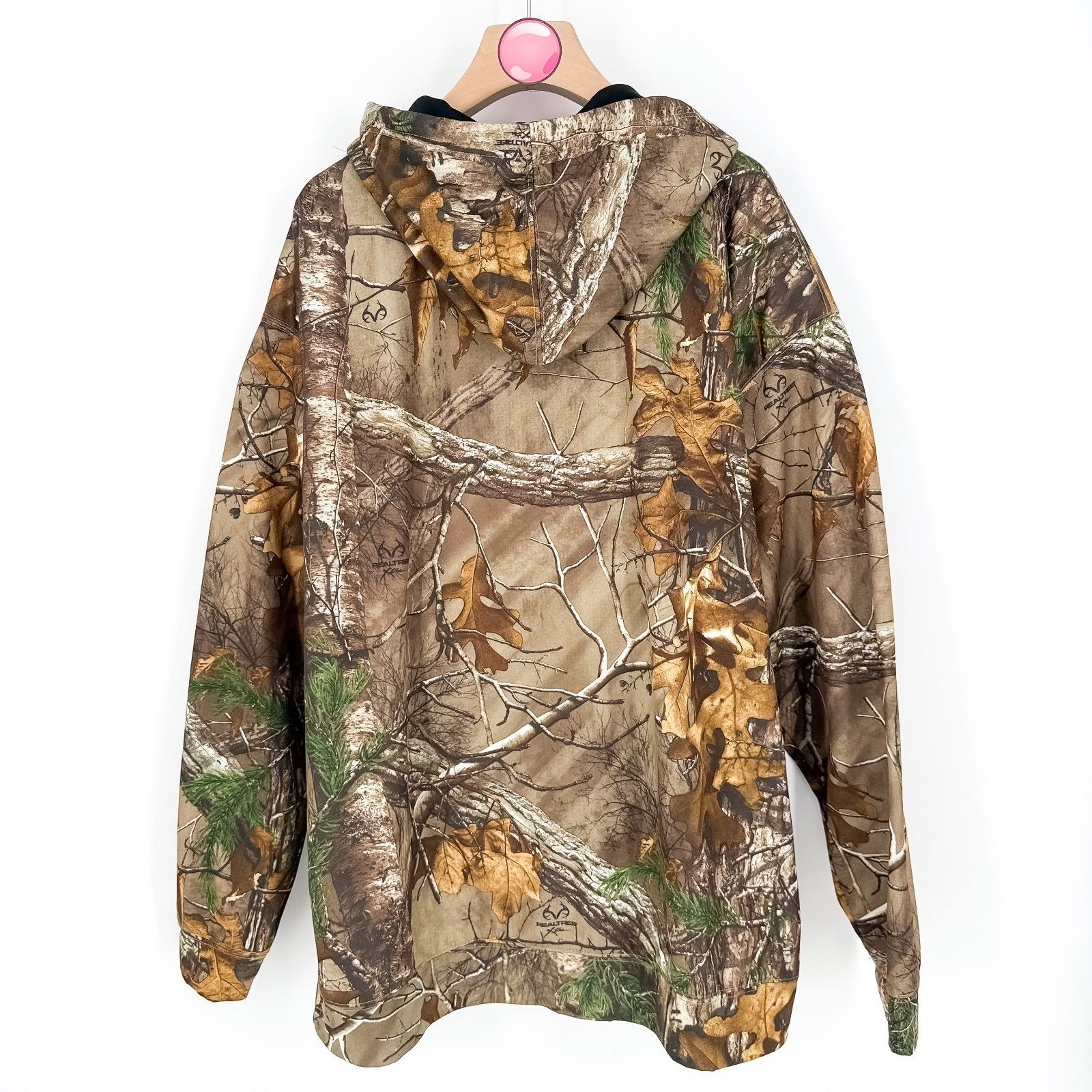 Realtree Buckhorn River RealTree Camo Hoodie Hunting Deer Skull Sweat Size US XL / EU 56 / 4 - 2 Thumbnail