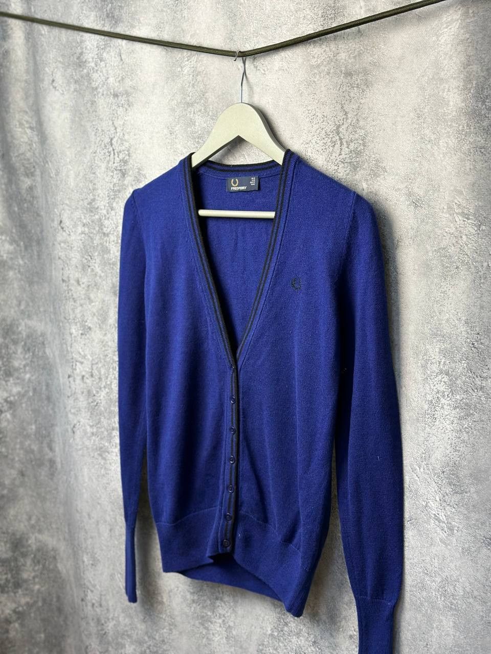 Fred Perry × Vintage Fred Perry Cardigan Button Down Wool Knit Sweater Size S / US 4 / IT 40 - 1 Thumbnail