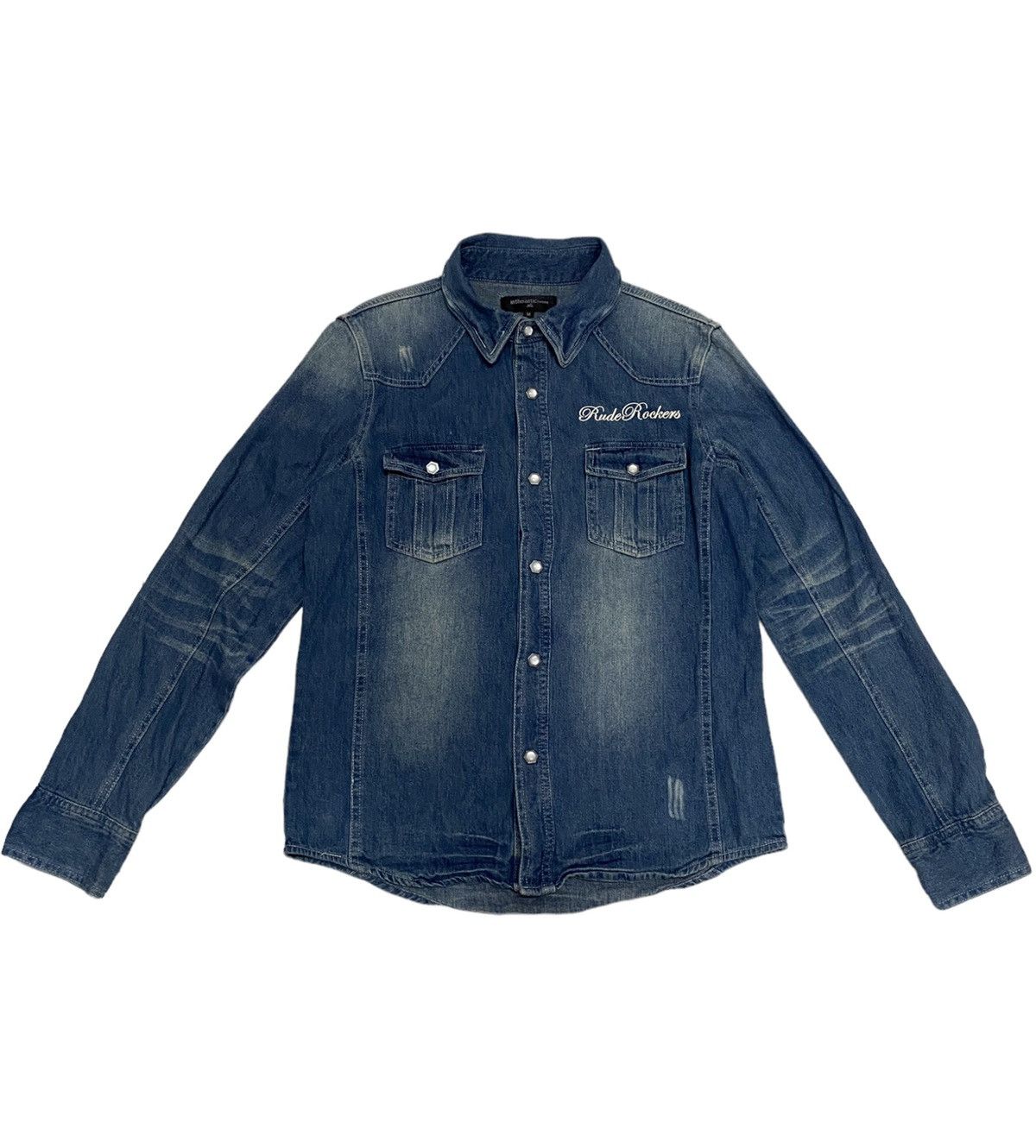 In The Attic × Japanese Brand In The Attic Homme Rude Rockers Snap Button Shirt (C2) Size US M / EU 48-50 / 2 - 2 Thumbnail