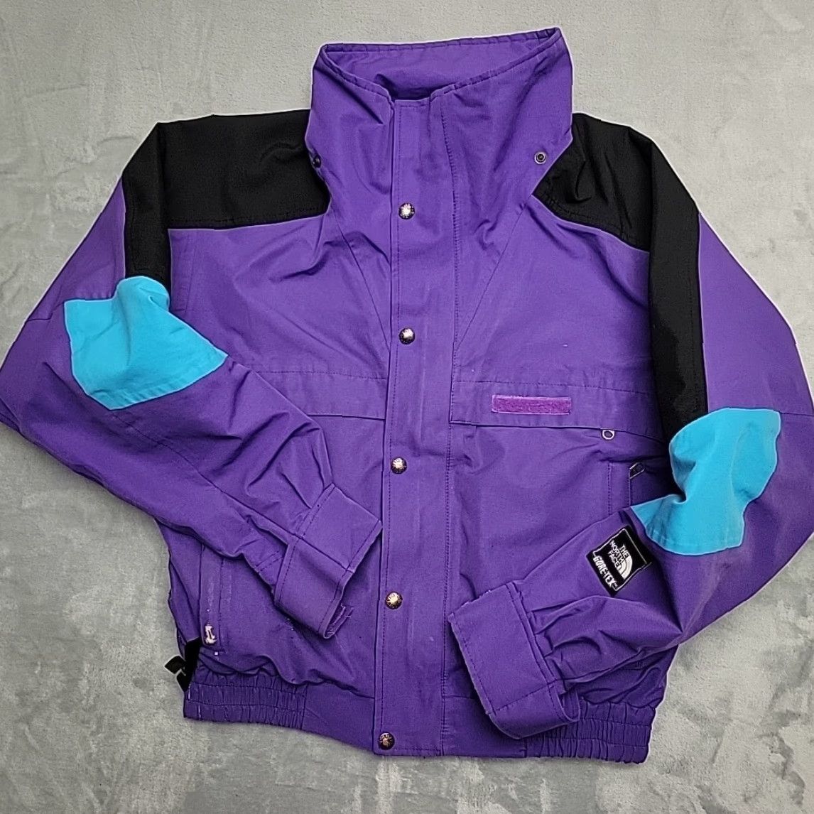 The North Face VINTAGE The North Face Jacket Mens S Purple Teal 90s Goretex Made in USA 1992 Size US S / EU 44-46 / 1 - 7 Thumbnail