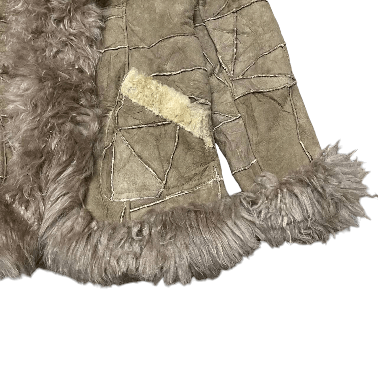 Leather Vintage Japanese Brand Sheepskin Fur Leather Jacket Size US S / EU 44-46 / 1 - 4 Thumbnail