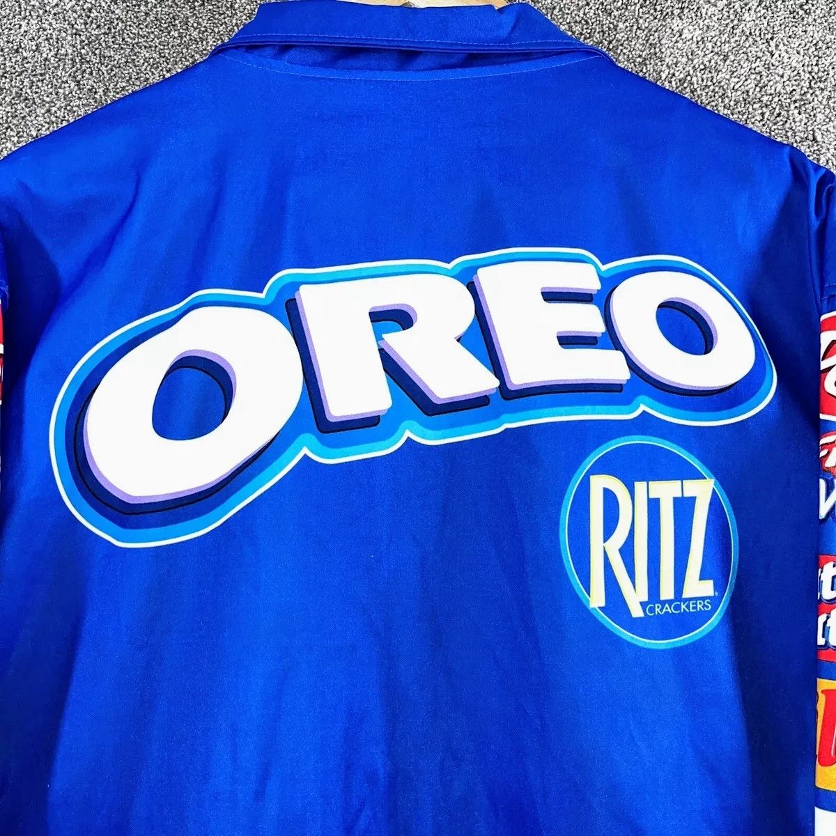 Vintage 🔥Oreo NASCAR Busch Series Unisex Adults y2k Racing Jacket Size US L / EU 52-54 / 3 - 7 Thumbnail