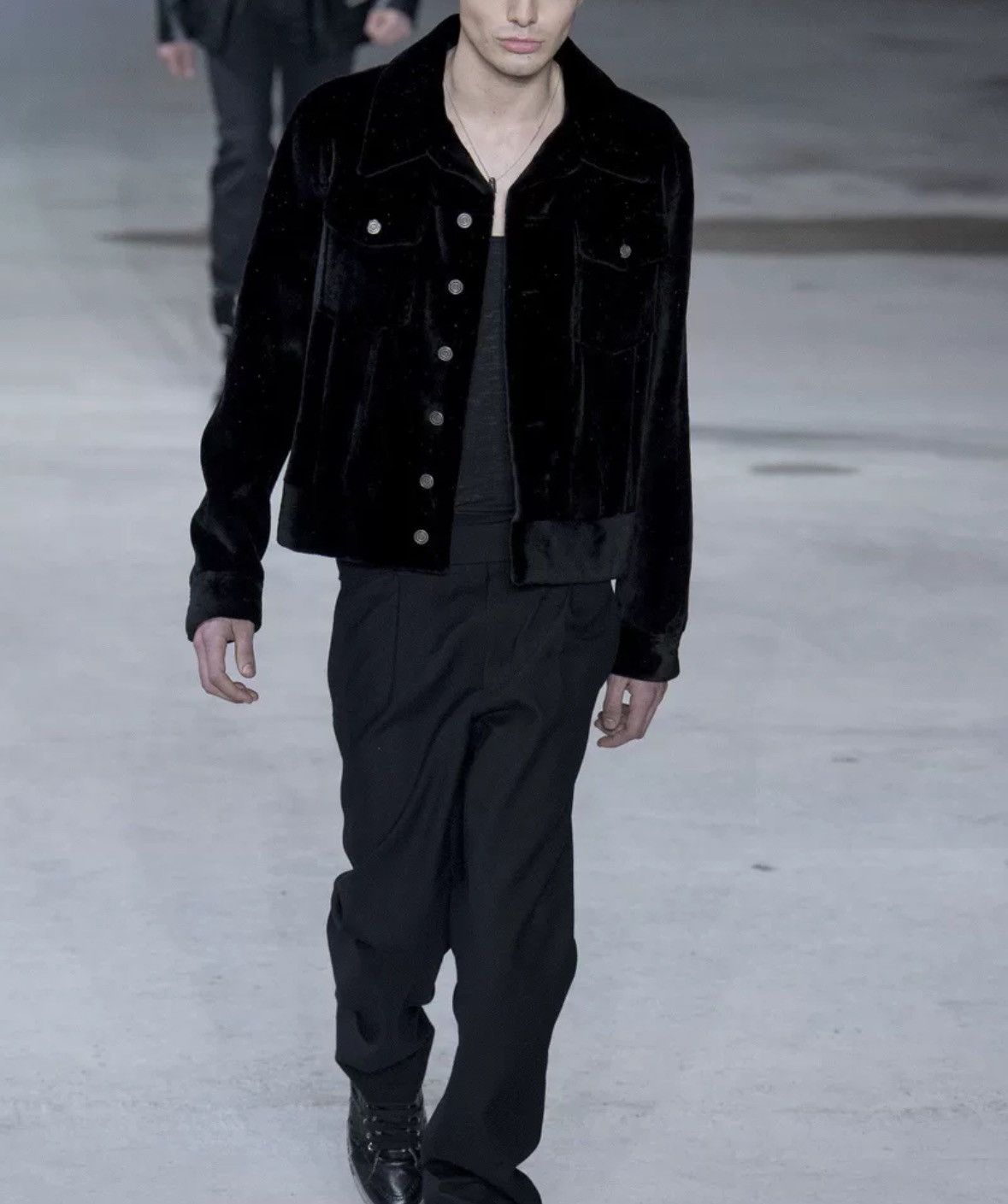Saint Laurent Paris × Yves Saint Laurent Saint Laurent SLP genuine 18 wool straight leg trousers Size US 44 / EU 60 - 6 Thumbnail