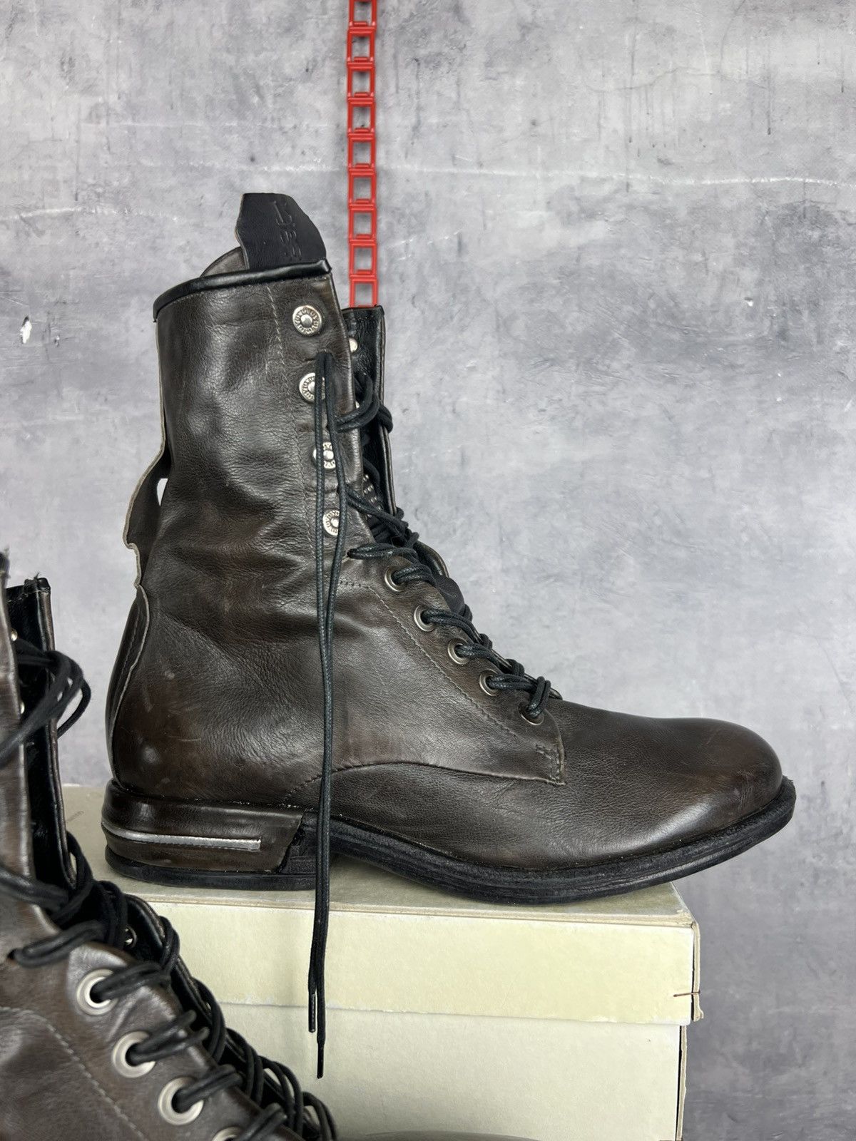 A.S.98 A.S 98 Airstep Brown Leather Boots Size EU41 Size US 11 / IT 41 - 12 Thumbnail