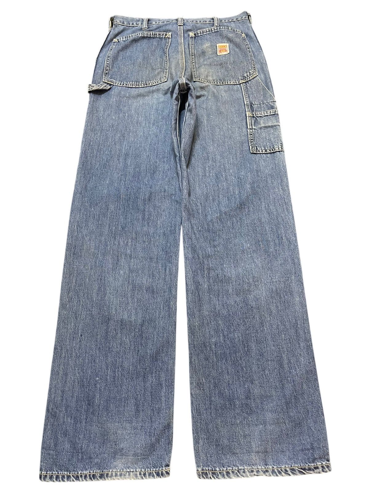 45rpm Vintage Japan 45Rpm Blue Wash Carpenter Baggy Denim Size US 28 / EU 44 - 2 Thumbnail