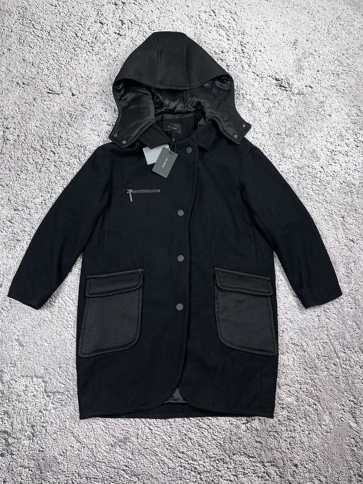 Cop Copine NWT Cop. Copine avant garde wool coat hooded size 40 Size M / US 6-8 / IT 42-44 - 6 Thumbnail