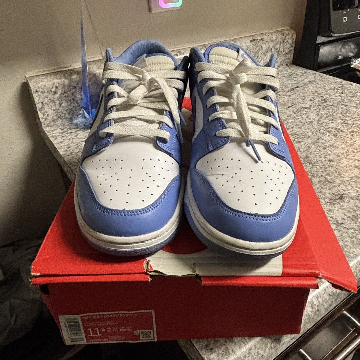 Nike Nike Low Dunks ( Polar White ) Size US 11.5 / EU 44-45 - 4 Thumbnail