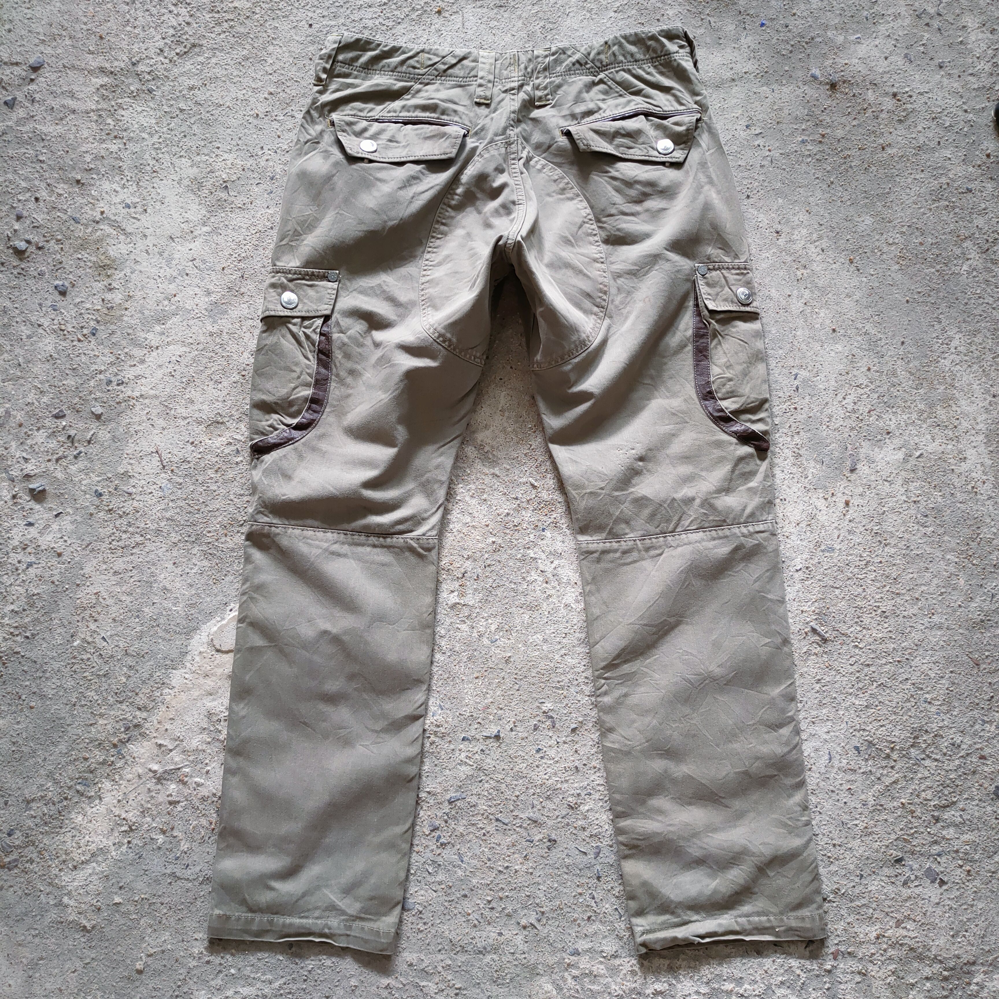 Japanese Brand VINTAGE JAPANESE BRAND FADED CARGO PANTS Size US 34 / EU 50 - 7 Thumbnail