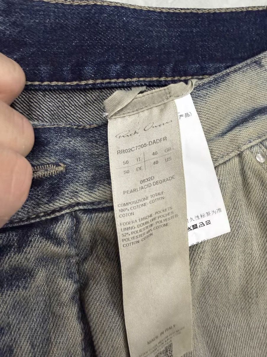 Rick Owens Tailored Bela Distressed Denim Jeans in Degrade Jeans Size US 34 / EU 50 - 4 Thumbnail