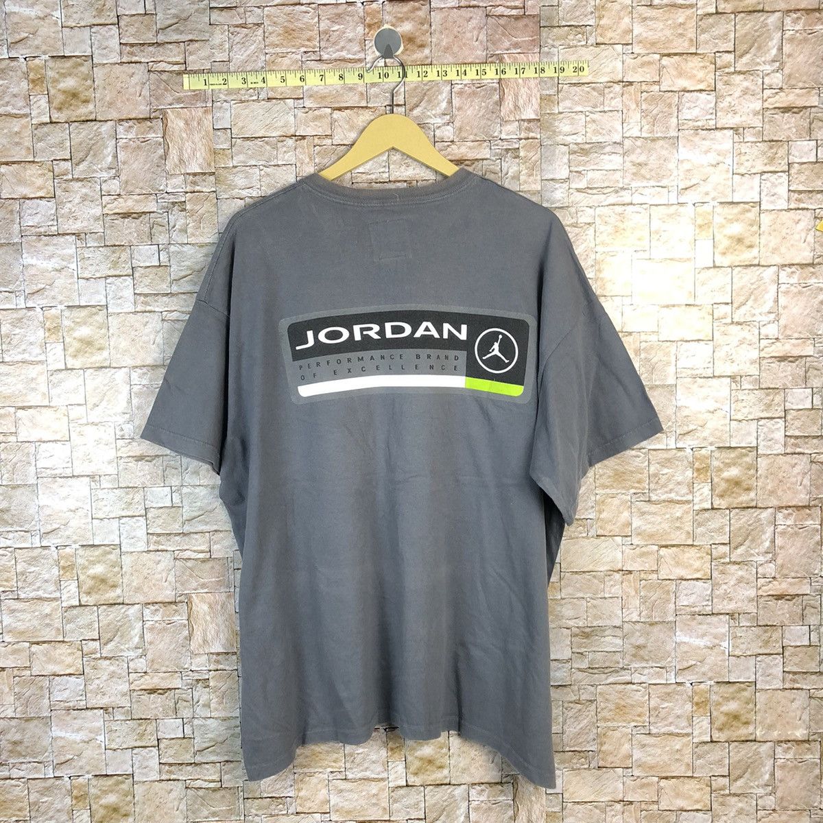 Jordan Brand Jordan Brand Nike faded Grey vintage tee #A540 Size US XL / EU 56 / 4 - 1 Thumbnail