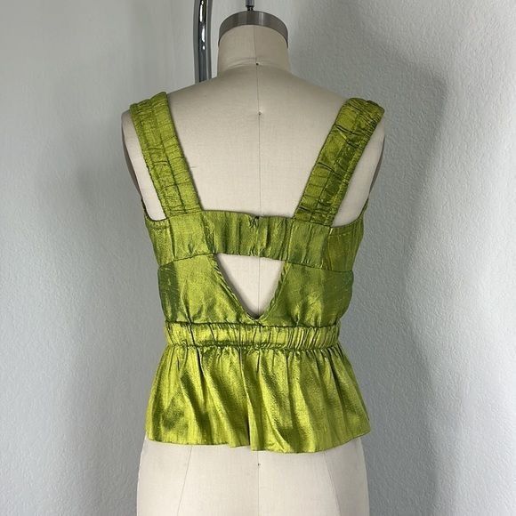 Ciao Lucia CIAO LUCIA Ilaria Silk Sleeveless Top with Velvet Bow Size S / US 4 / IT 40 - 9 Thumbnail