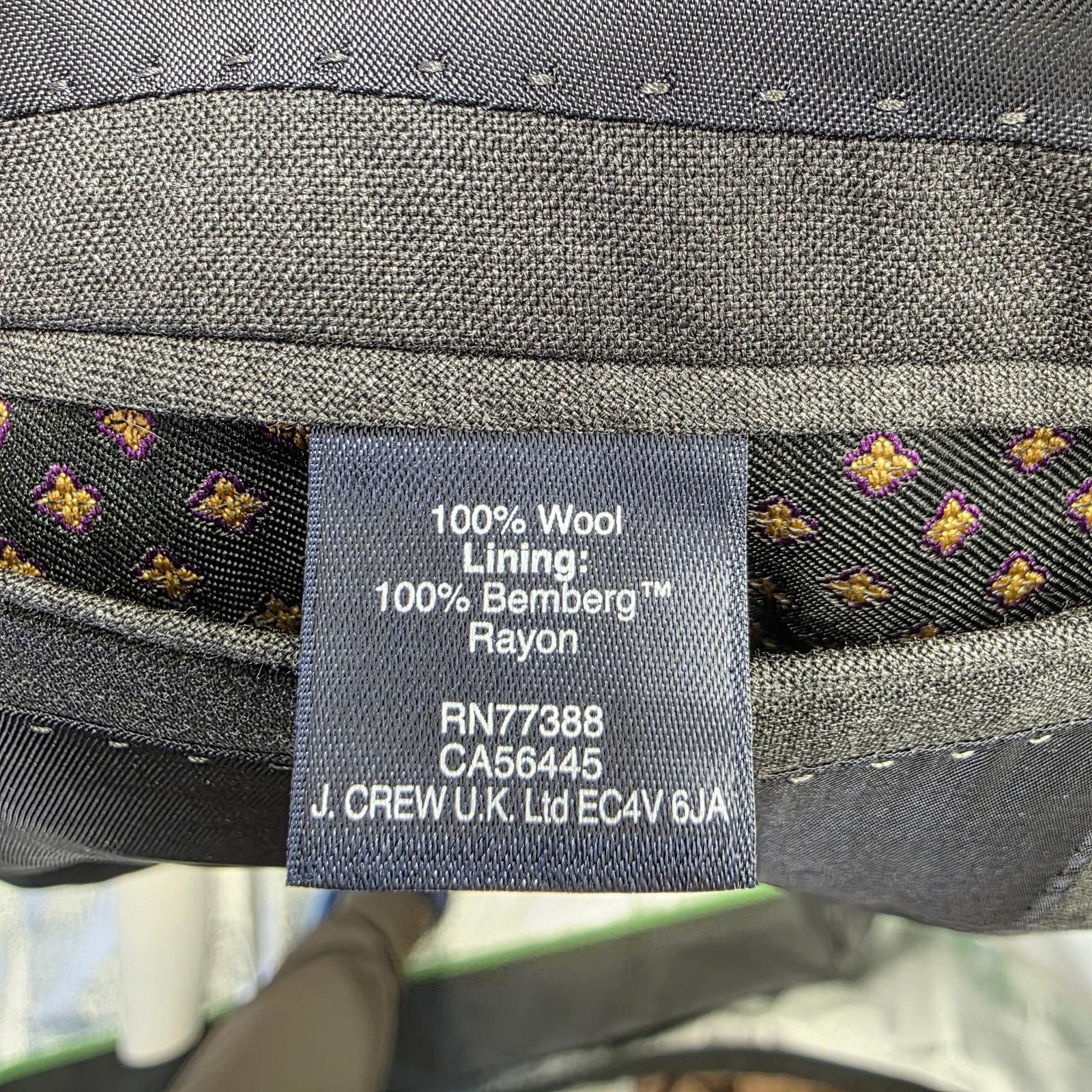 J.Crew J.Crew Ludlow Suit Jacket in Loro Piana Super 120's Wool 40L Size 40L - 4 Thumbnail