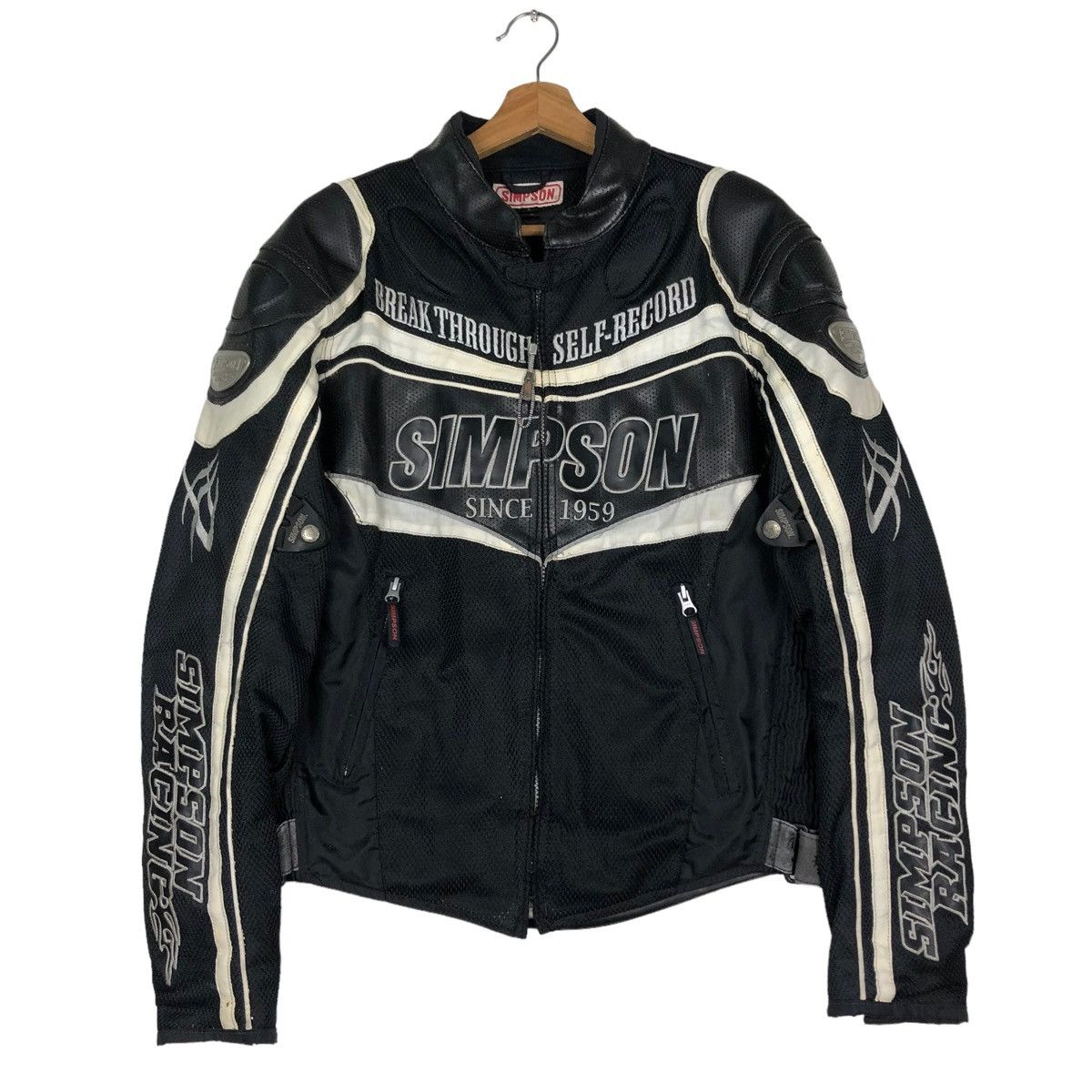 Japanese Brand 🔥VINTAGE SIMPSON RACING NORTH CAROLINA USA SINCE 1959 Size US L / EU 52-54 / 3 - 1 Thumbnail